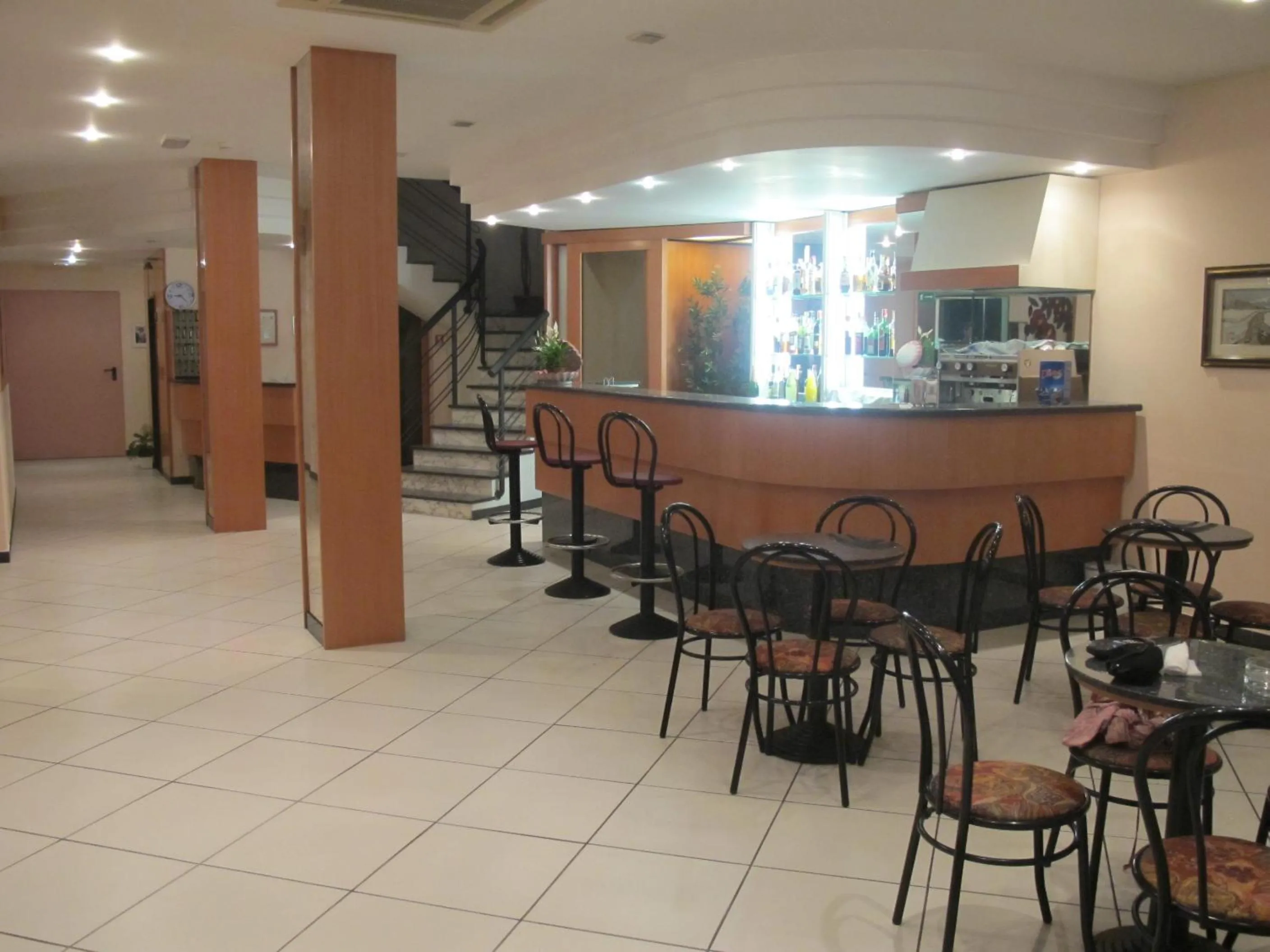 Communal lounge/ TV room in Hotel Basilea