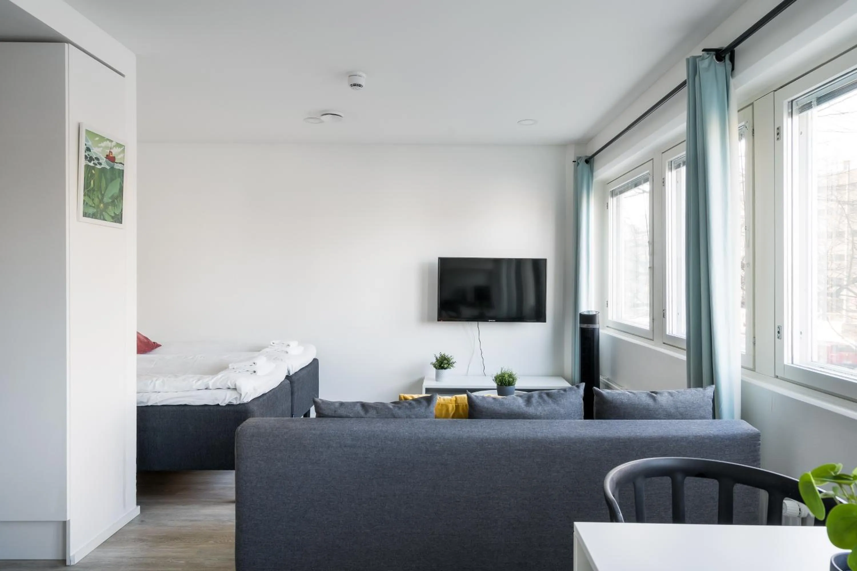 Living room in Hiisi Homes Helsinki Haaga