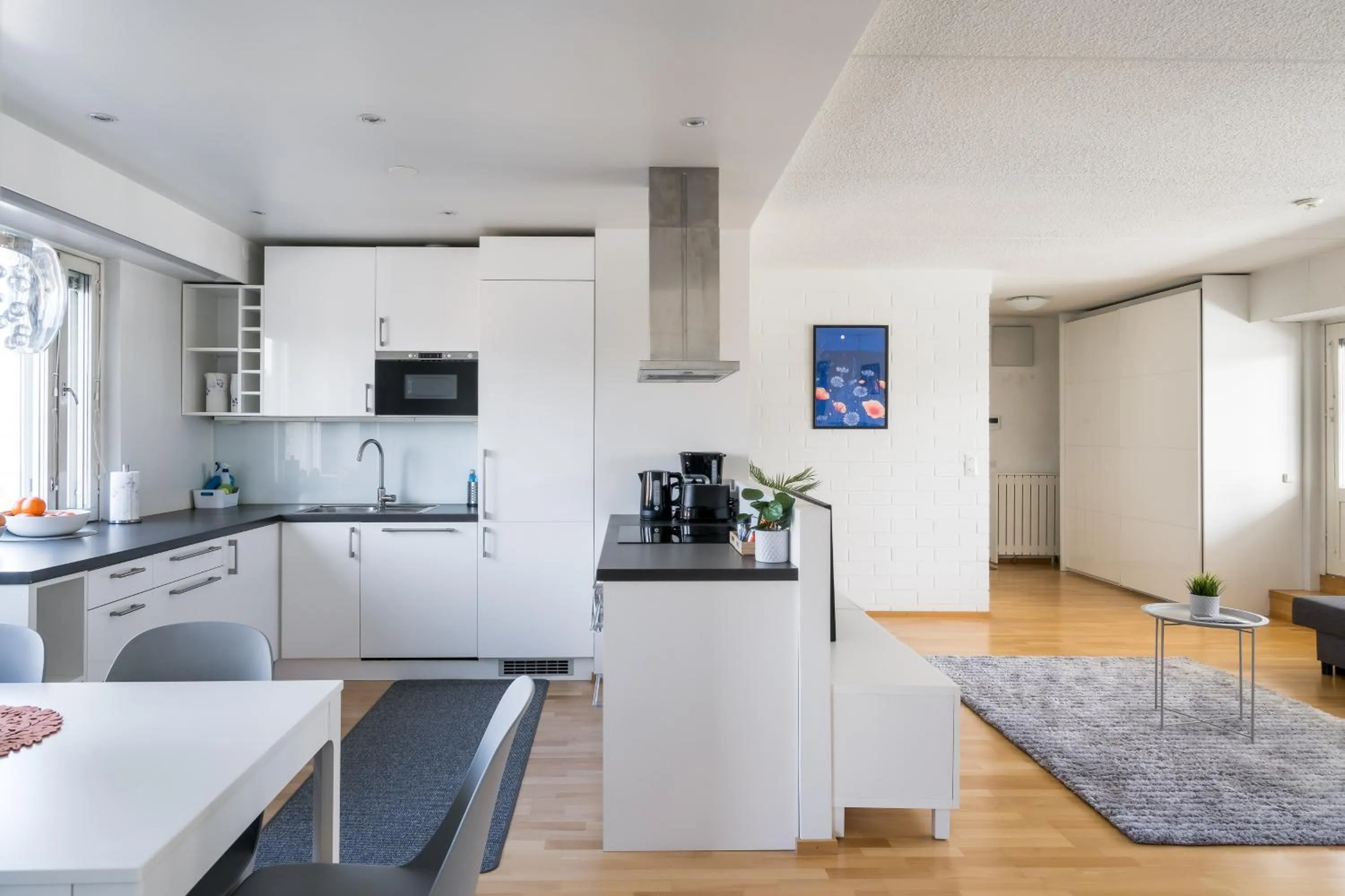 kitchen in Hiisi Homes Helsinki Haaga