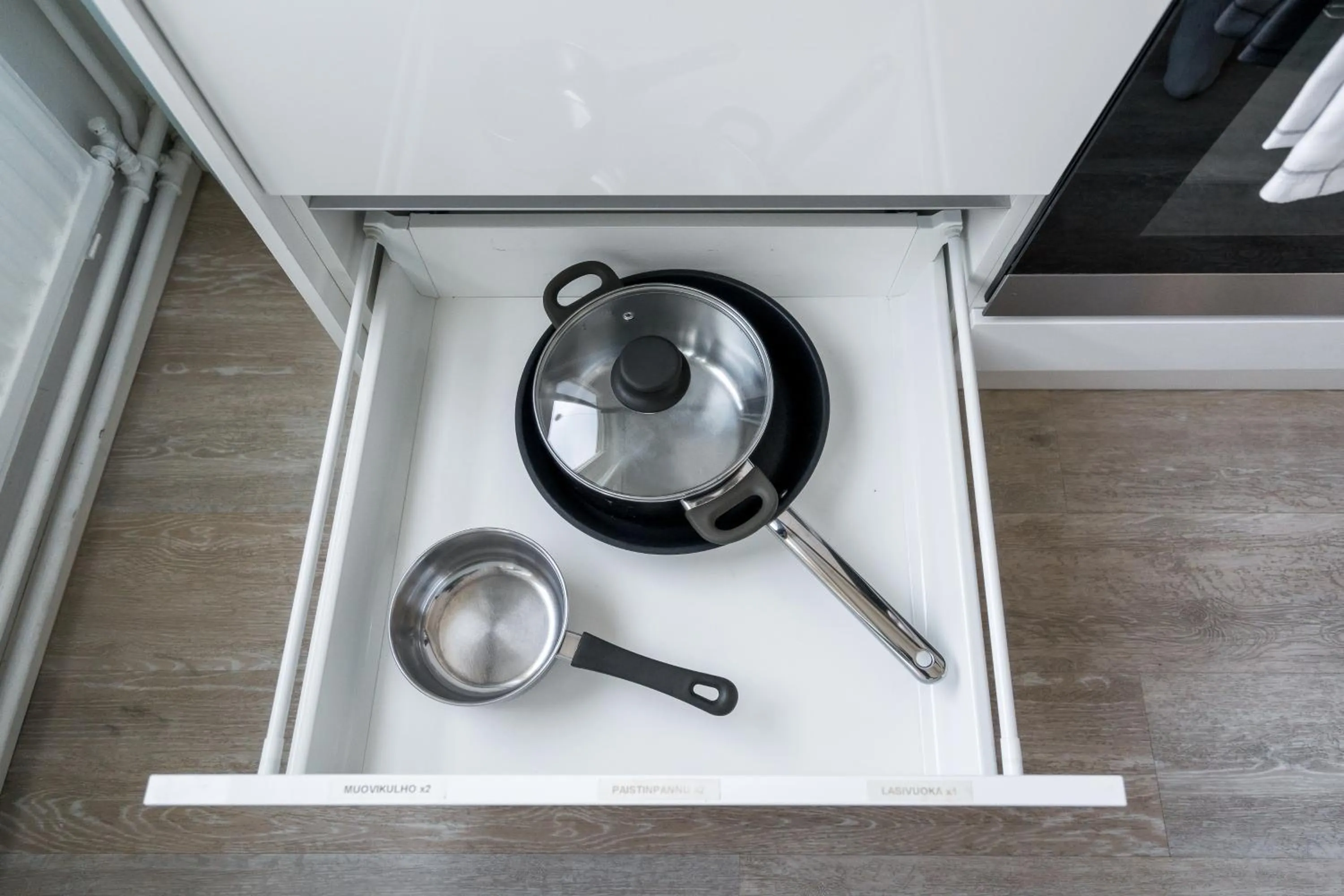 kitchen in Hiisi Homes Helsinki Haaga