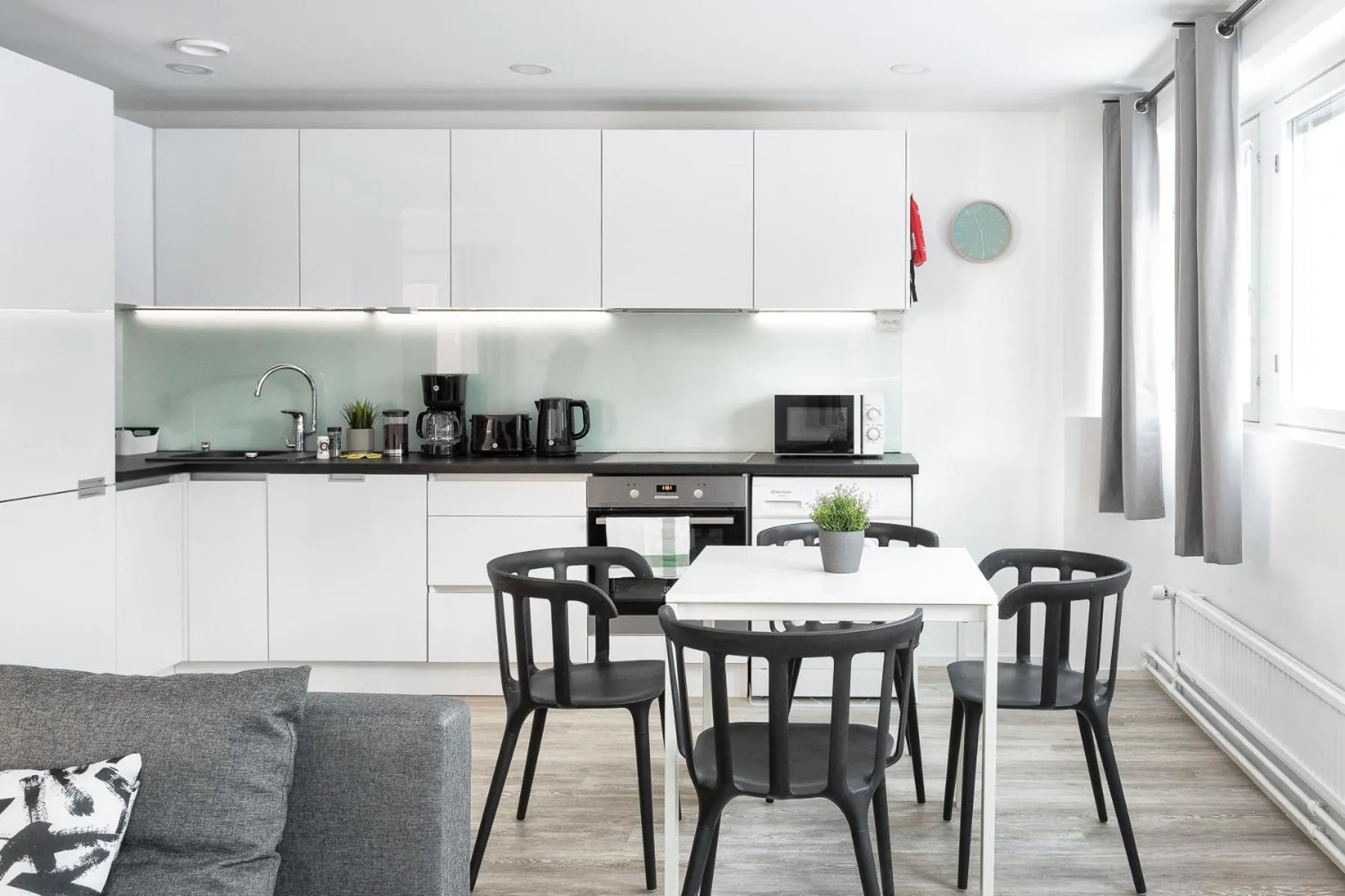 Kitchen or kitchenette in Hiisi Homes Helsinki Haaga
