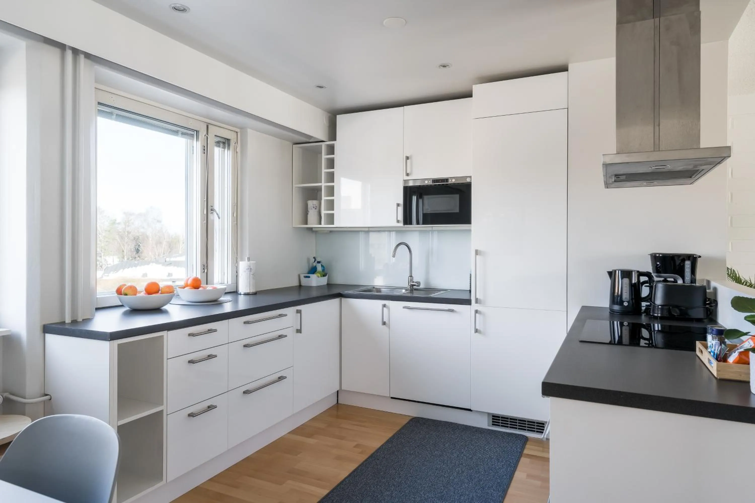 kitchen in Hiisi Homes Helsinki Haaga