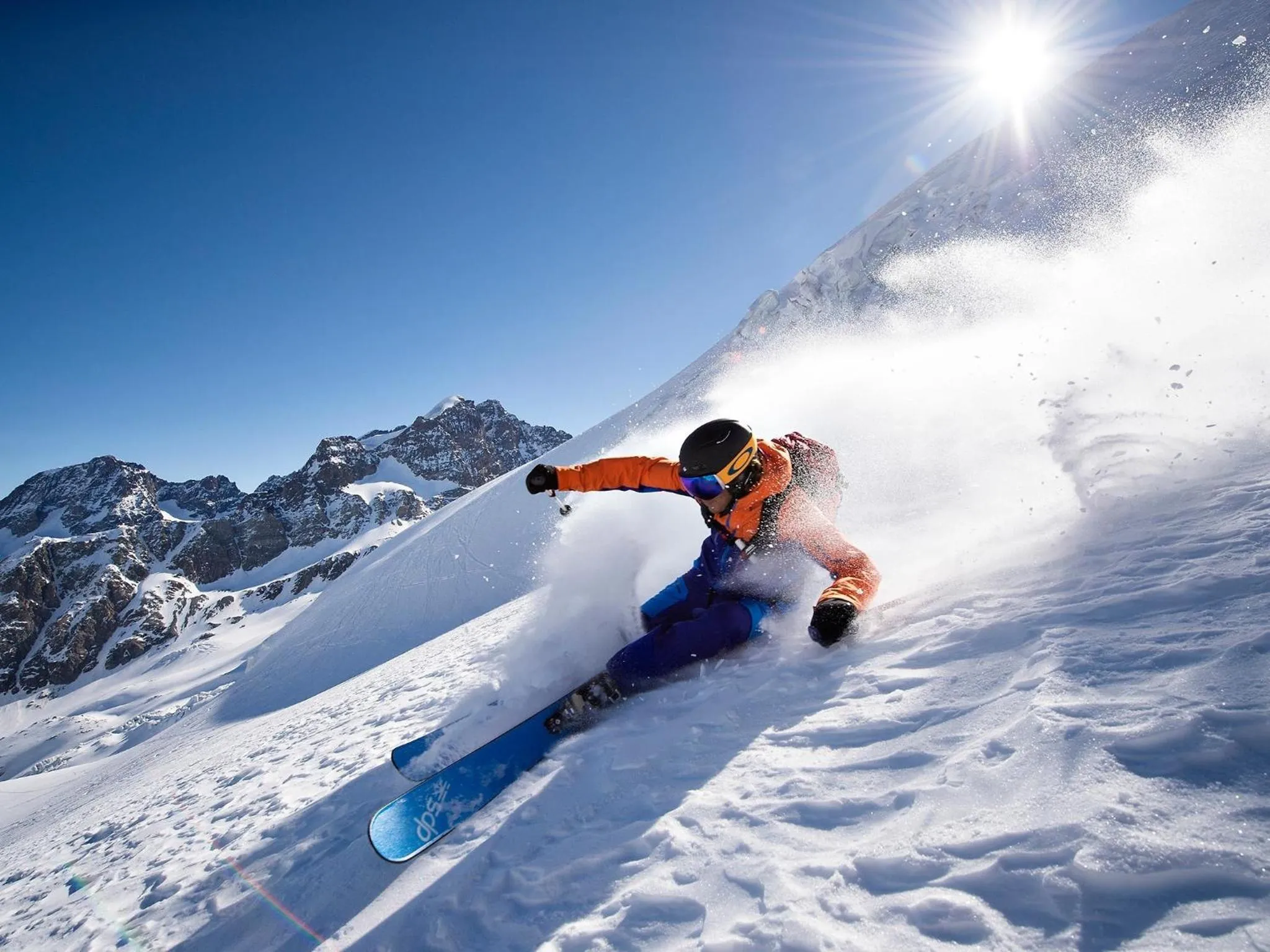 Skiing in Conrad's Mountain Lodge