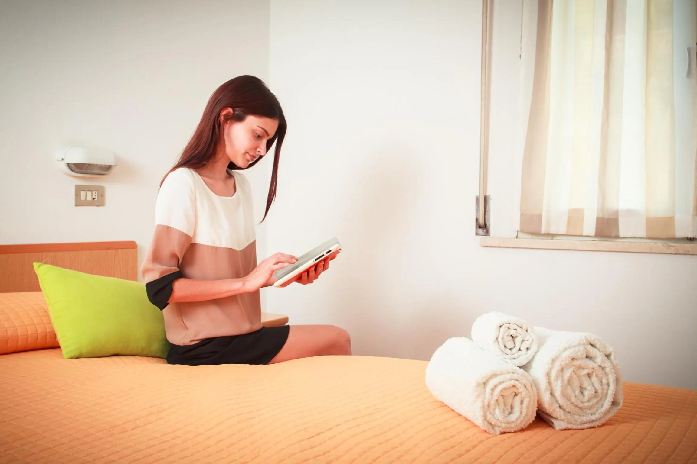 Bed in Hotel Niagara