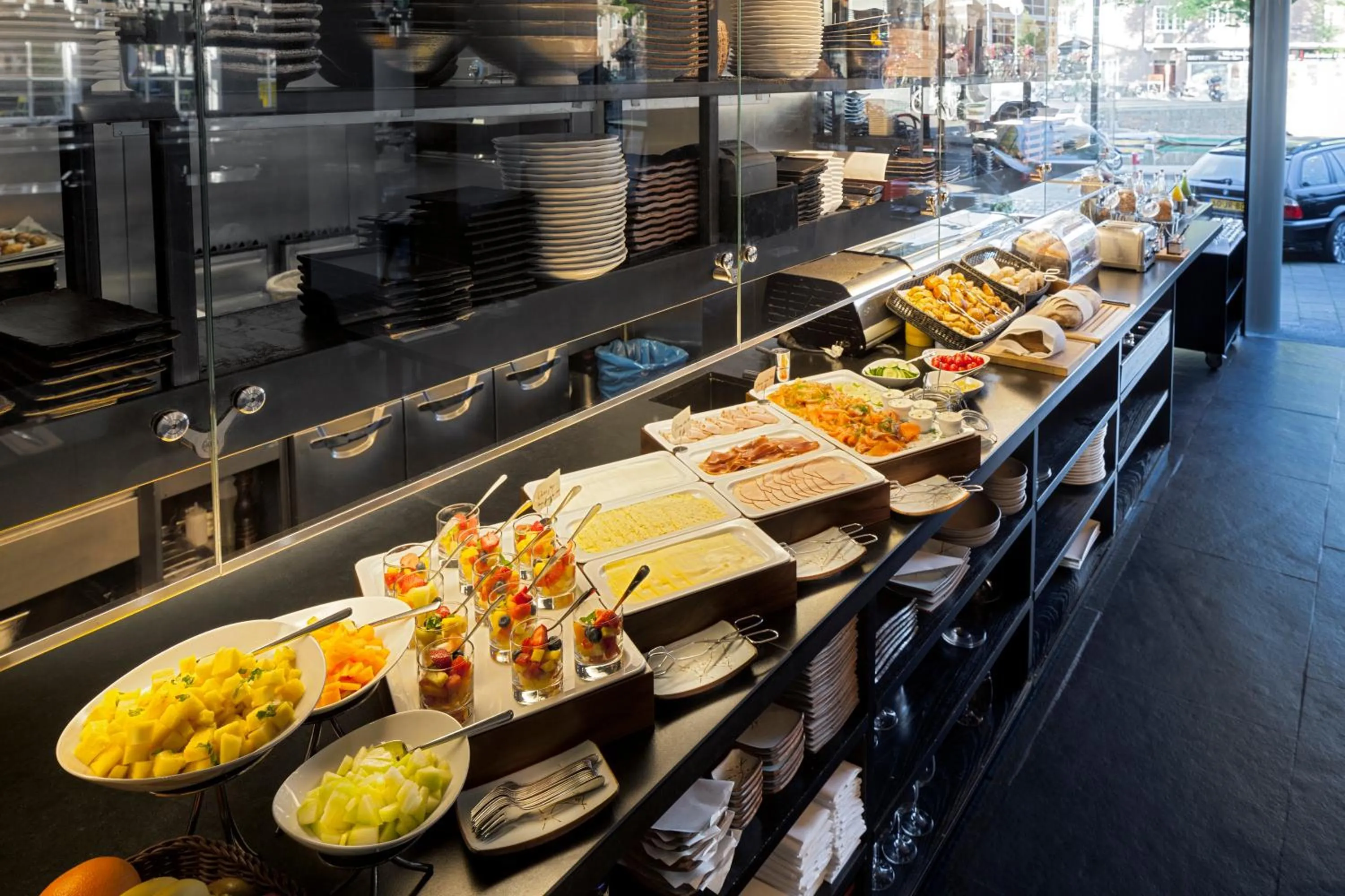 Buffet breakfast in Sir Albert Hotel, part of Sircle Collection