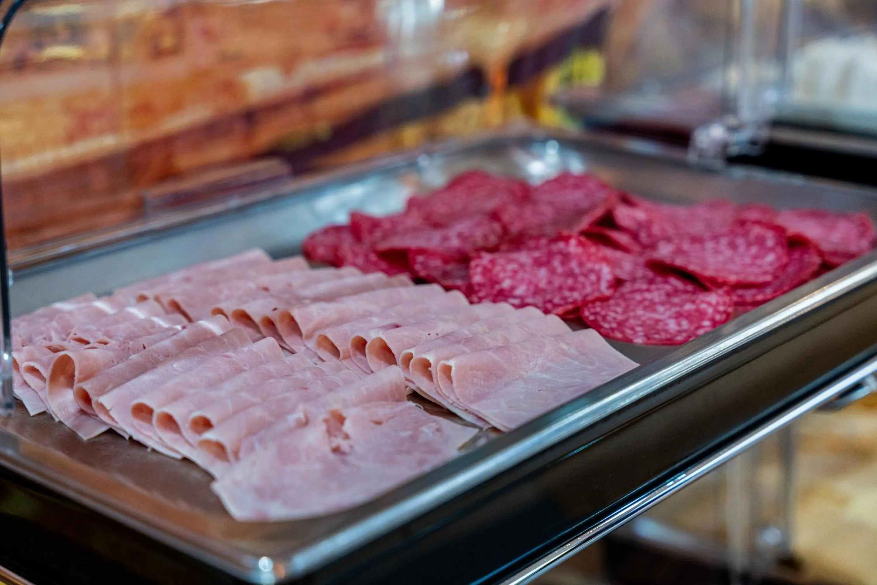 Buffet breakfast in Hotel La Fontaine