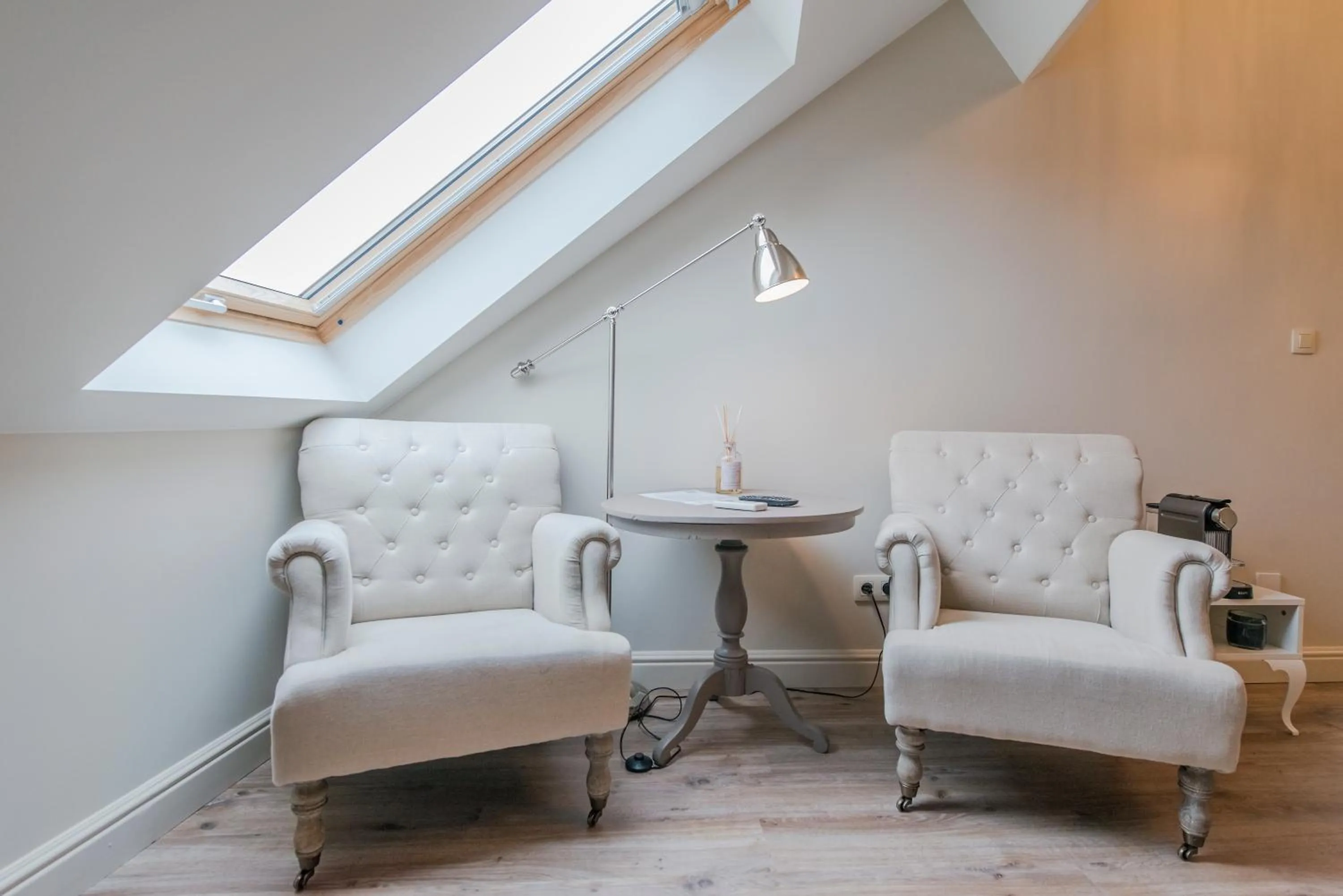 Seating area in Boutique Hotel Caelus VII
