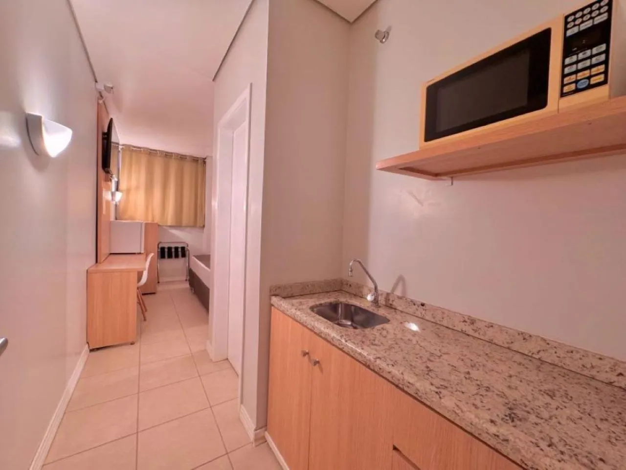 Kitchen or kitchenette in Igaras Hotel