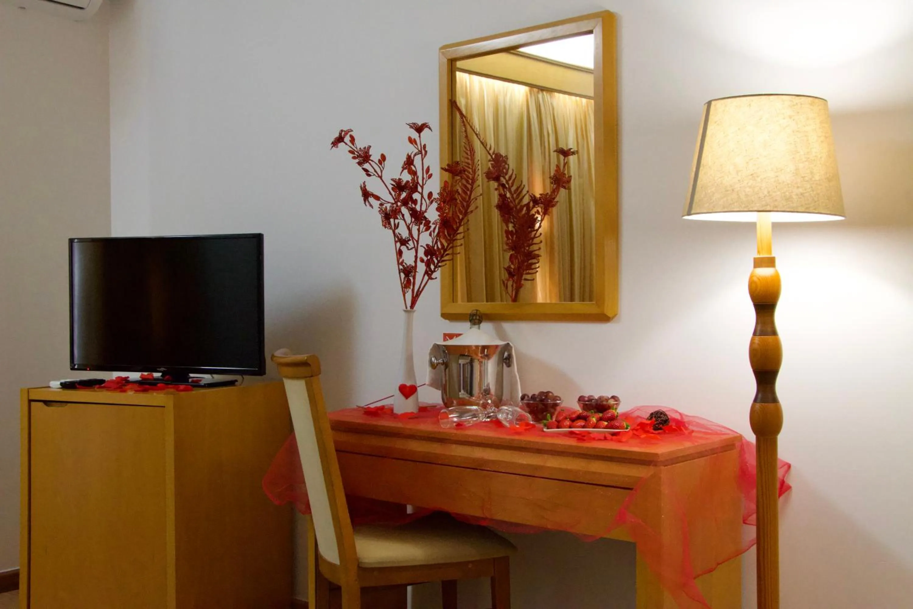 Bed in Hotel Eurosol Alcanena