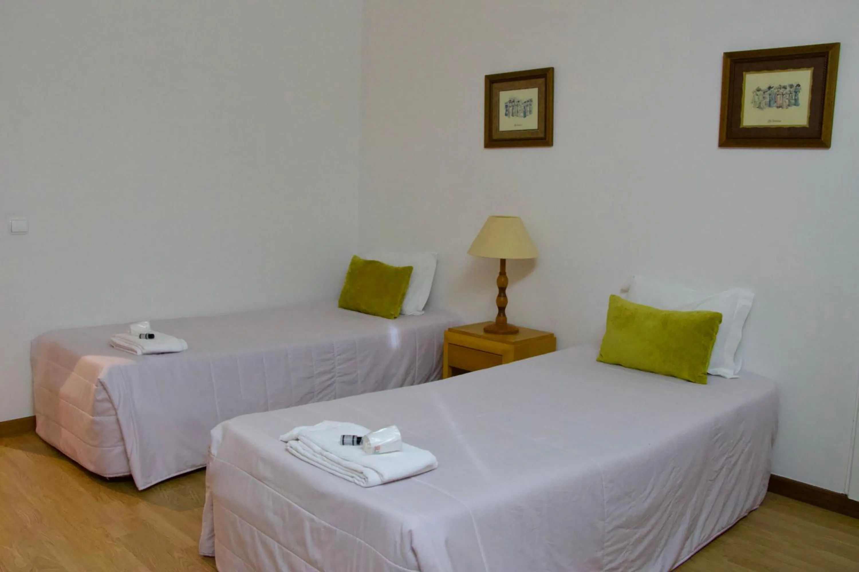 Bed in Hotel Eurosol Alcanena