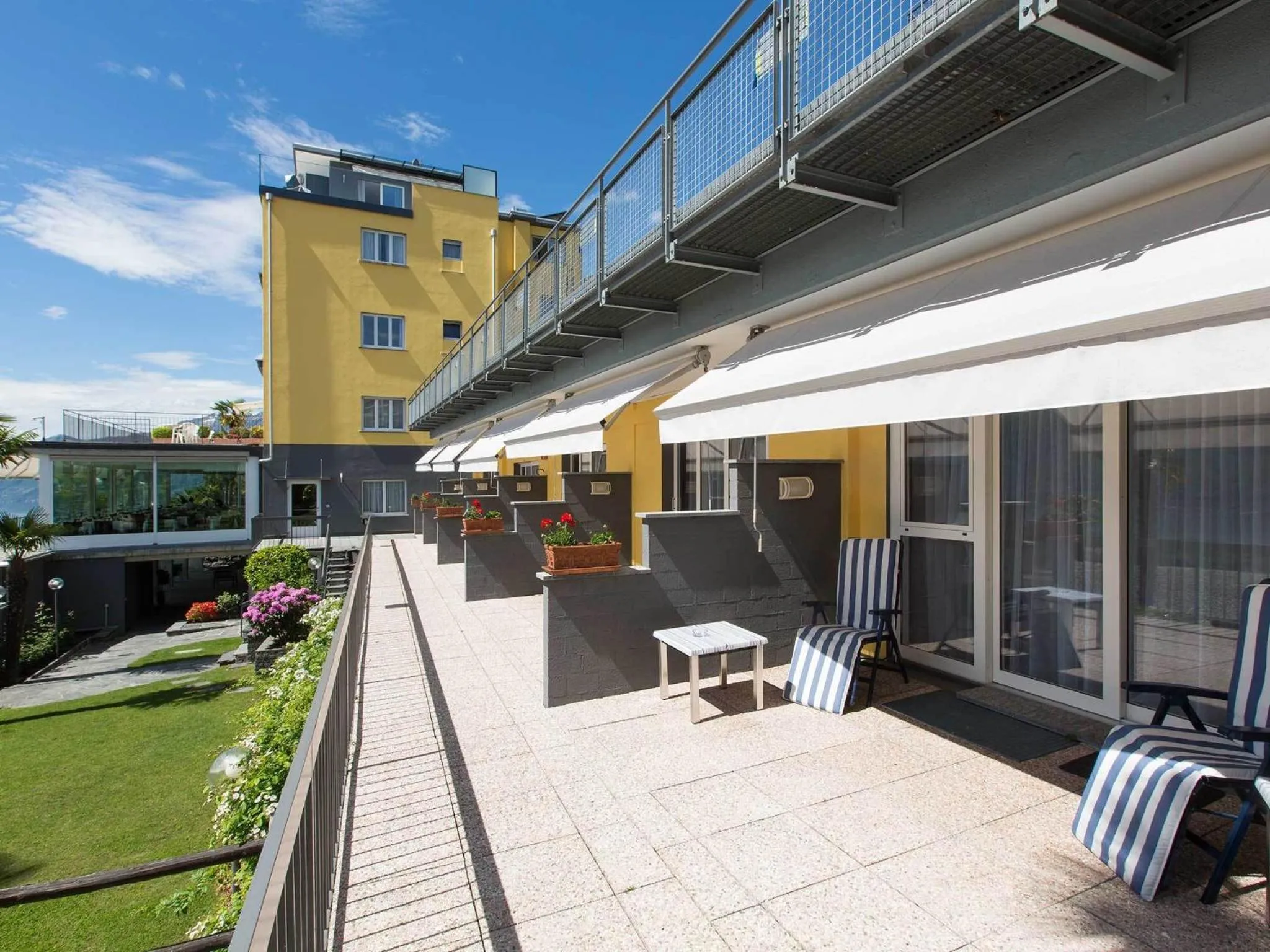 Patio in Hotel Stella SA