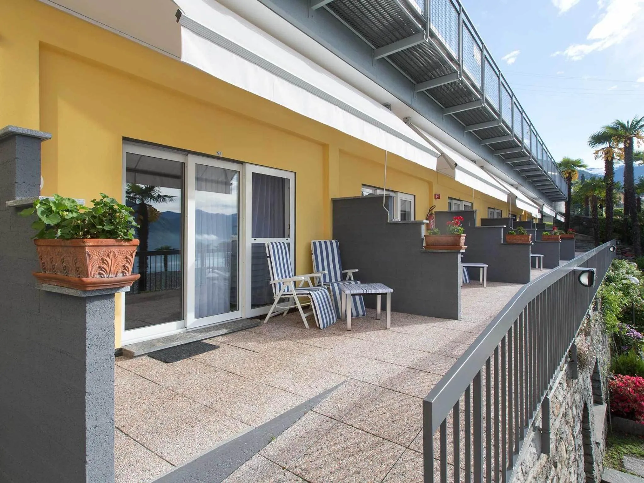 Patio in Hotel Stella SA