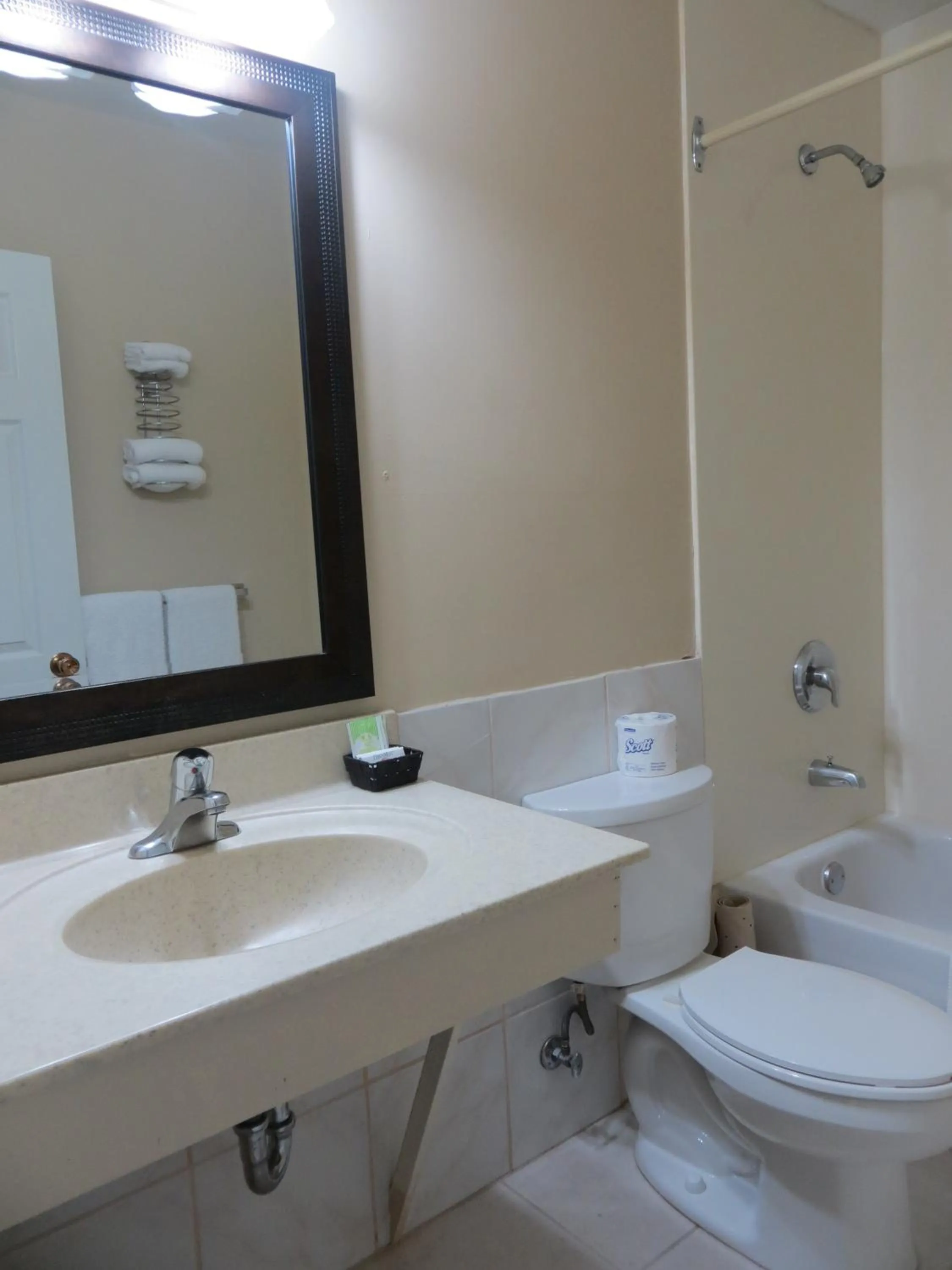 Bathroom in Milestone Motel