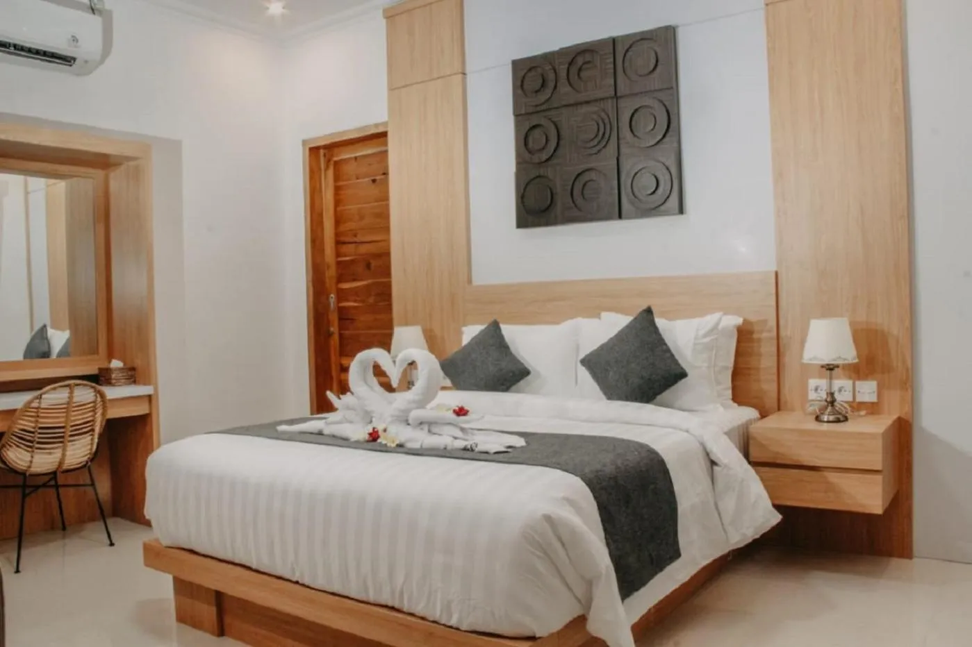 Bed in Sea Terras Suite and Luxury