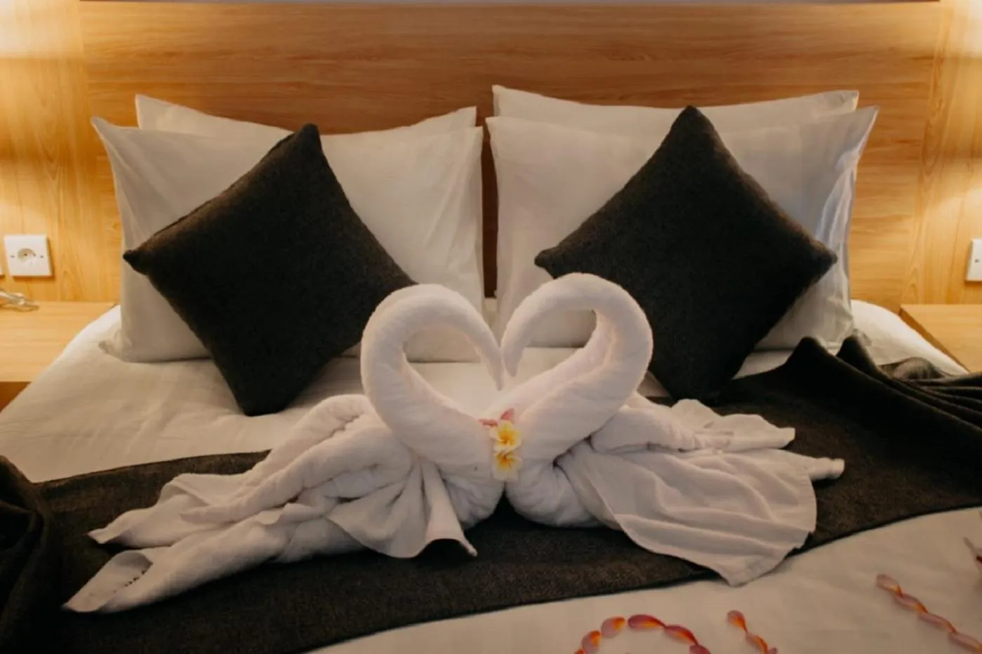 Bed in Sea Terras Suite and Luxury