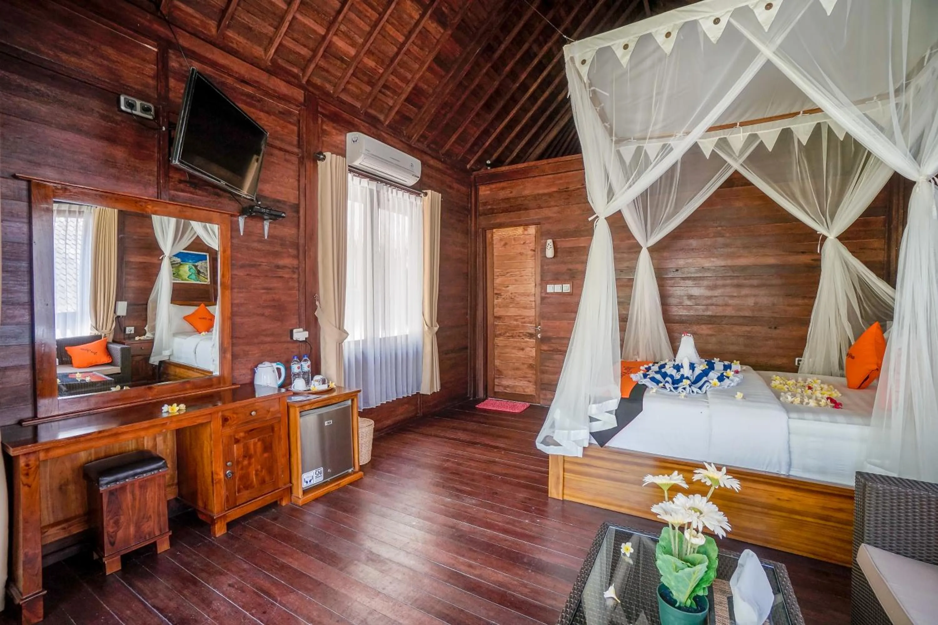 Bed in Sea Terras Suite and Luxury