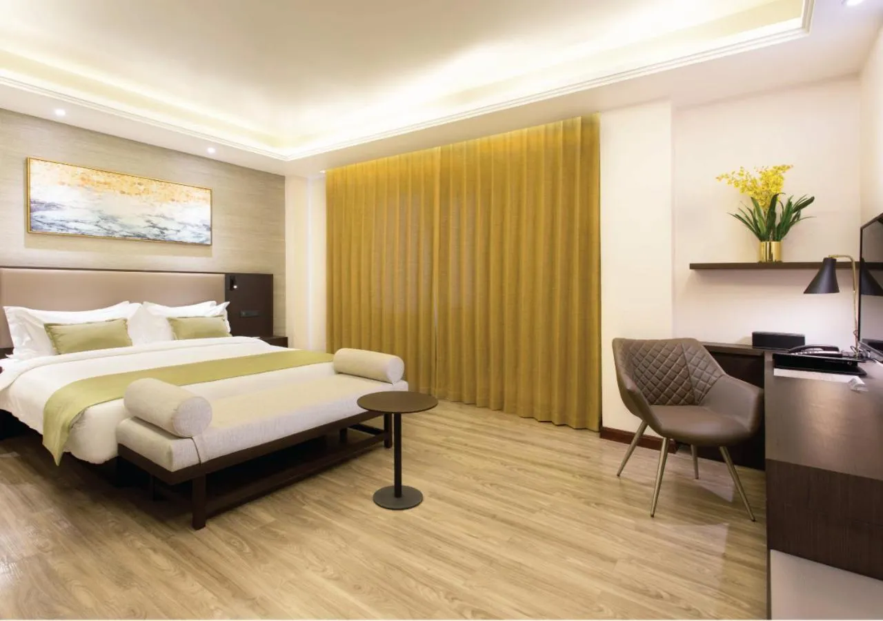 Bed in The Marison Hotel