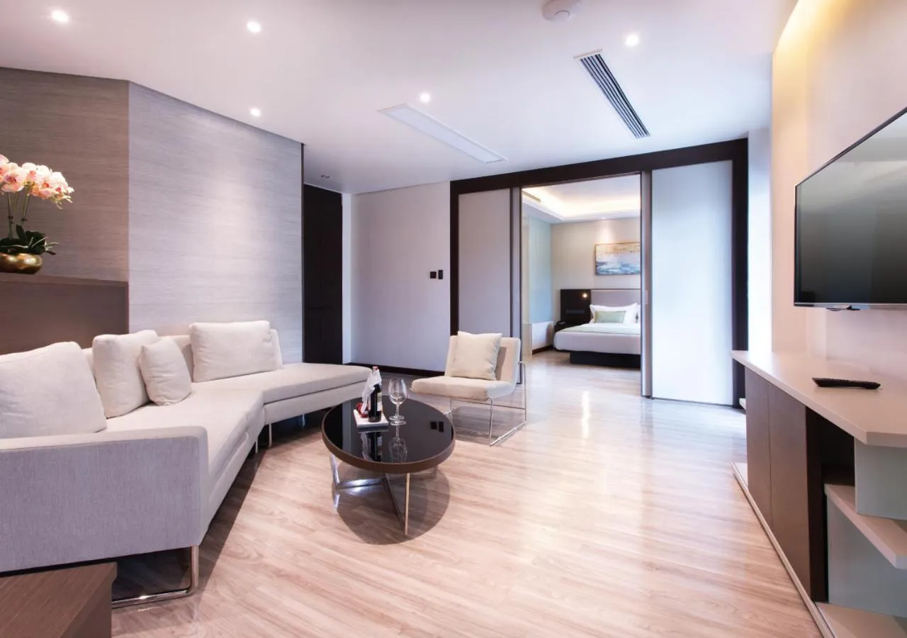 Living room, Bed in The Marison Hotel