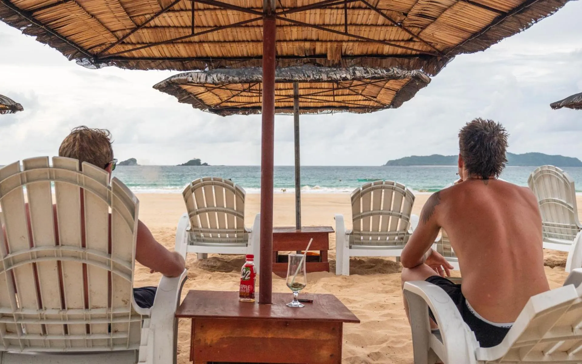 sunbed in Mad Monkey Hostel Nacpan Beach