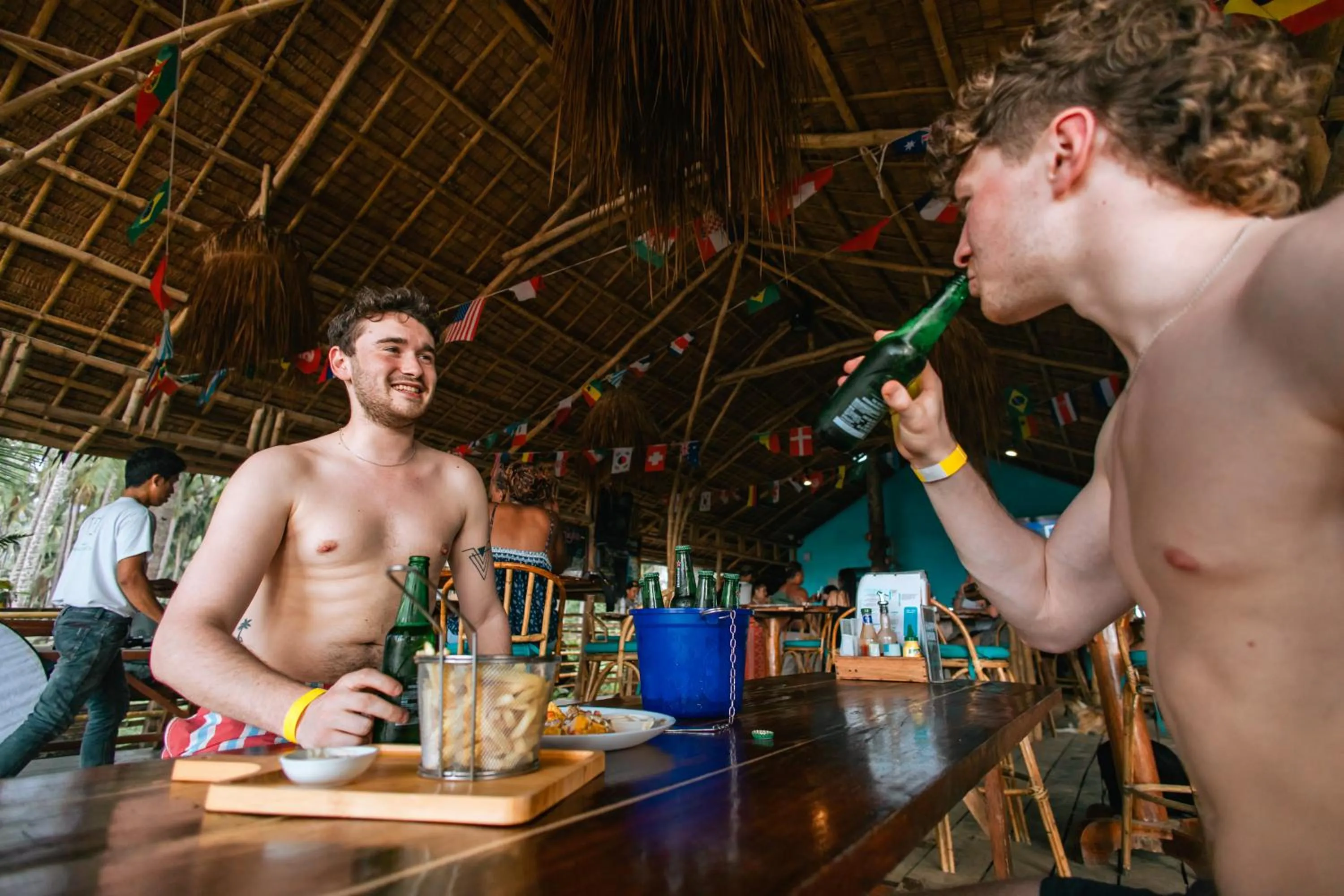 Lounge or bar in Mad Monkey Hostel Nacpan Beach