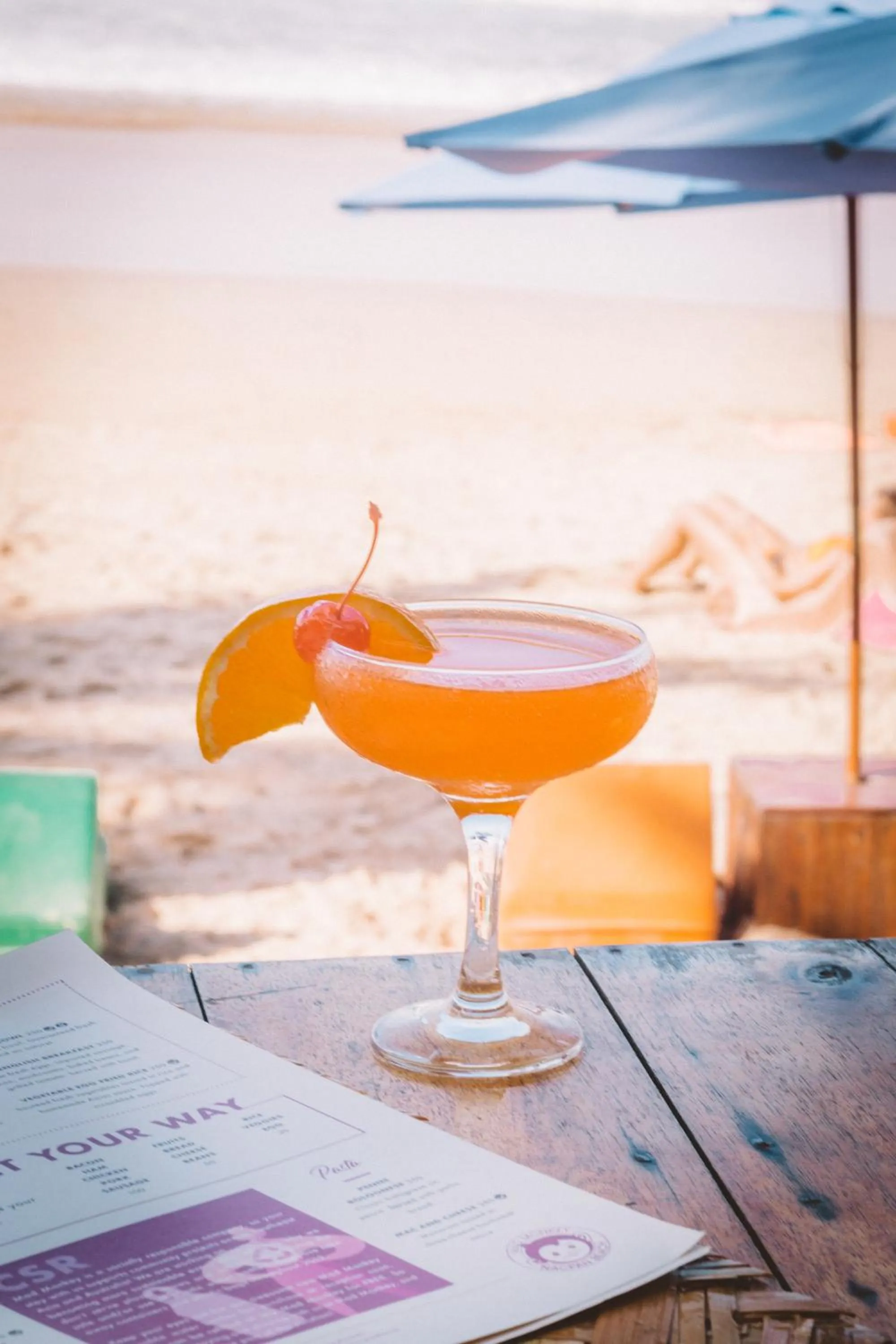 Drinks in Mad Monkey Hostel Nacpan Beach