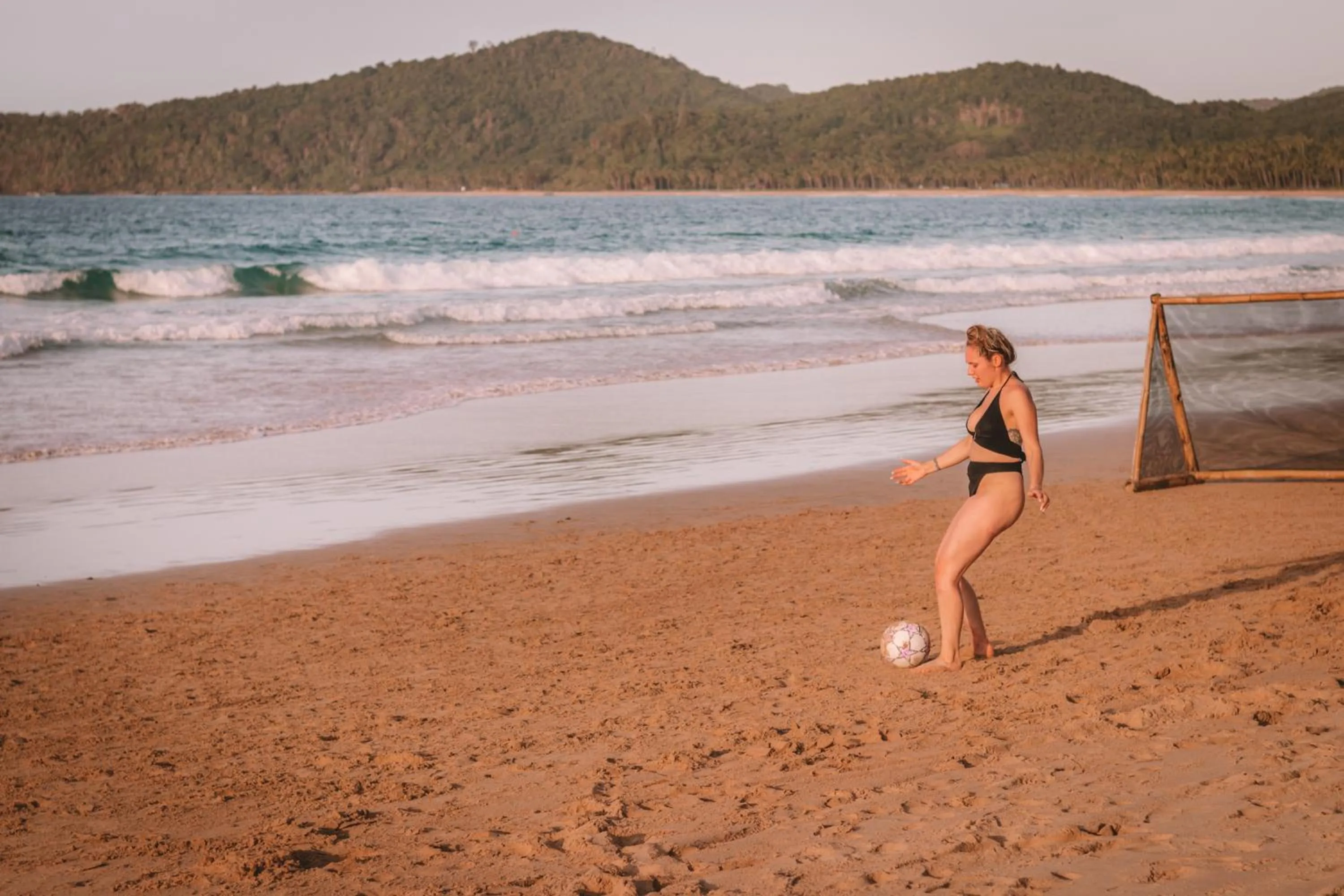 Beach in Mad Monkey Hostel Nacpan Beach