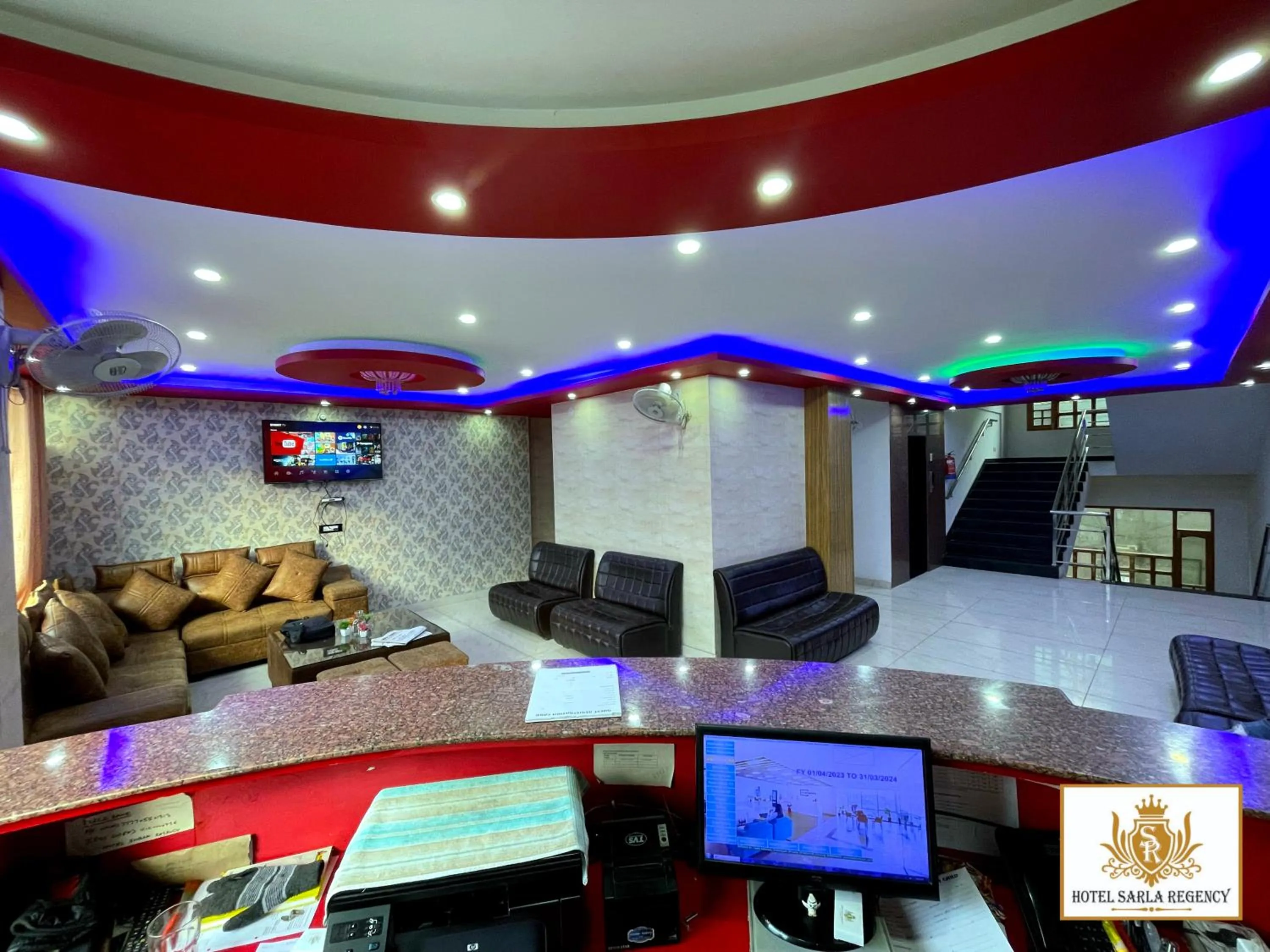 Lobby or reception in Hotel Sarla Regency