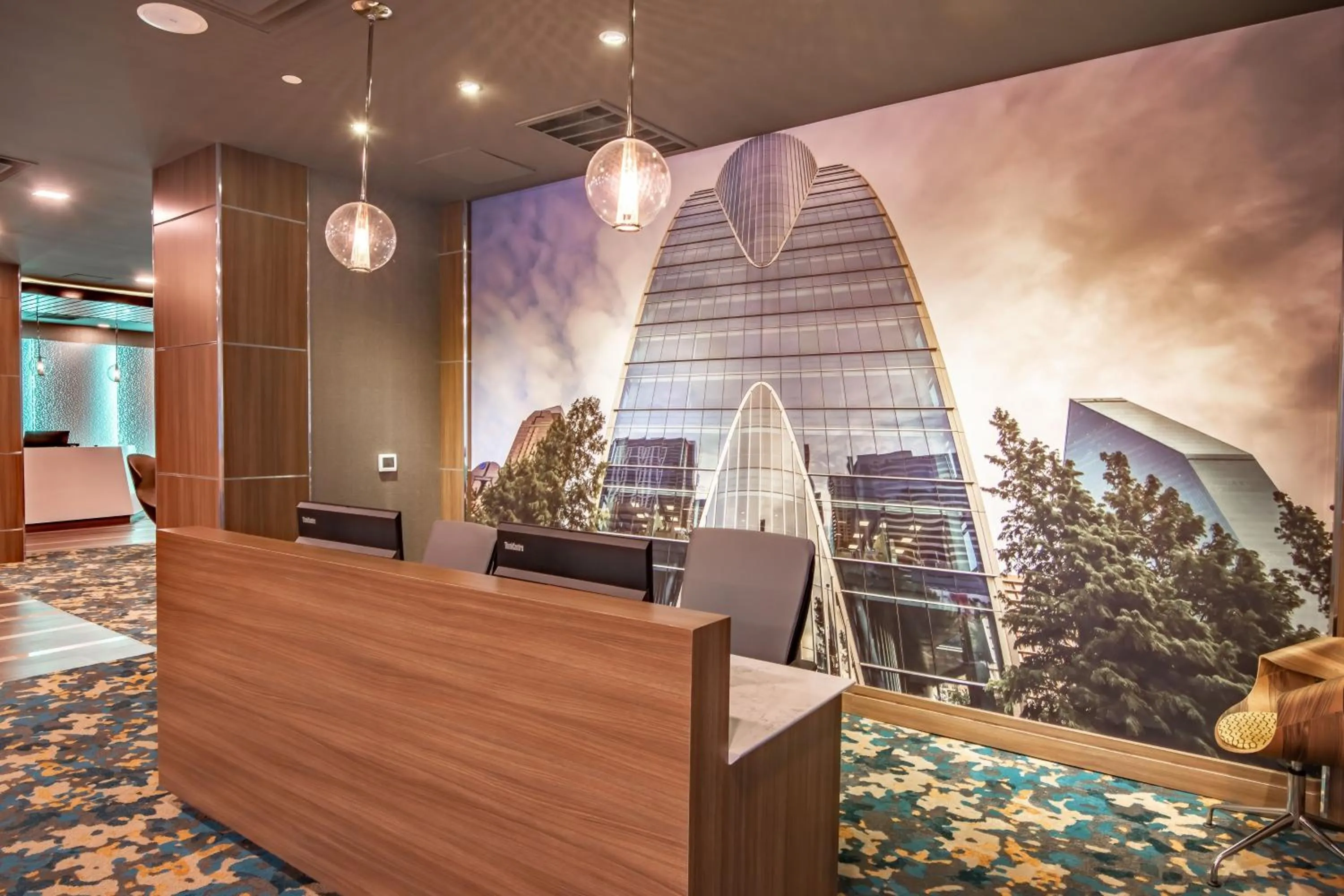 Lobby or reception in Element Dallas Downtown East
