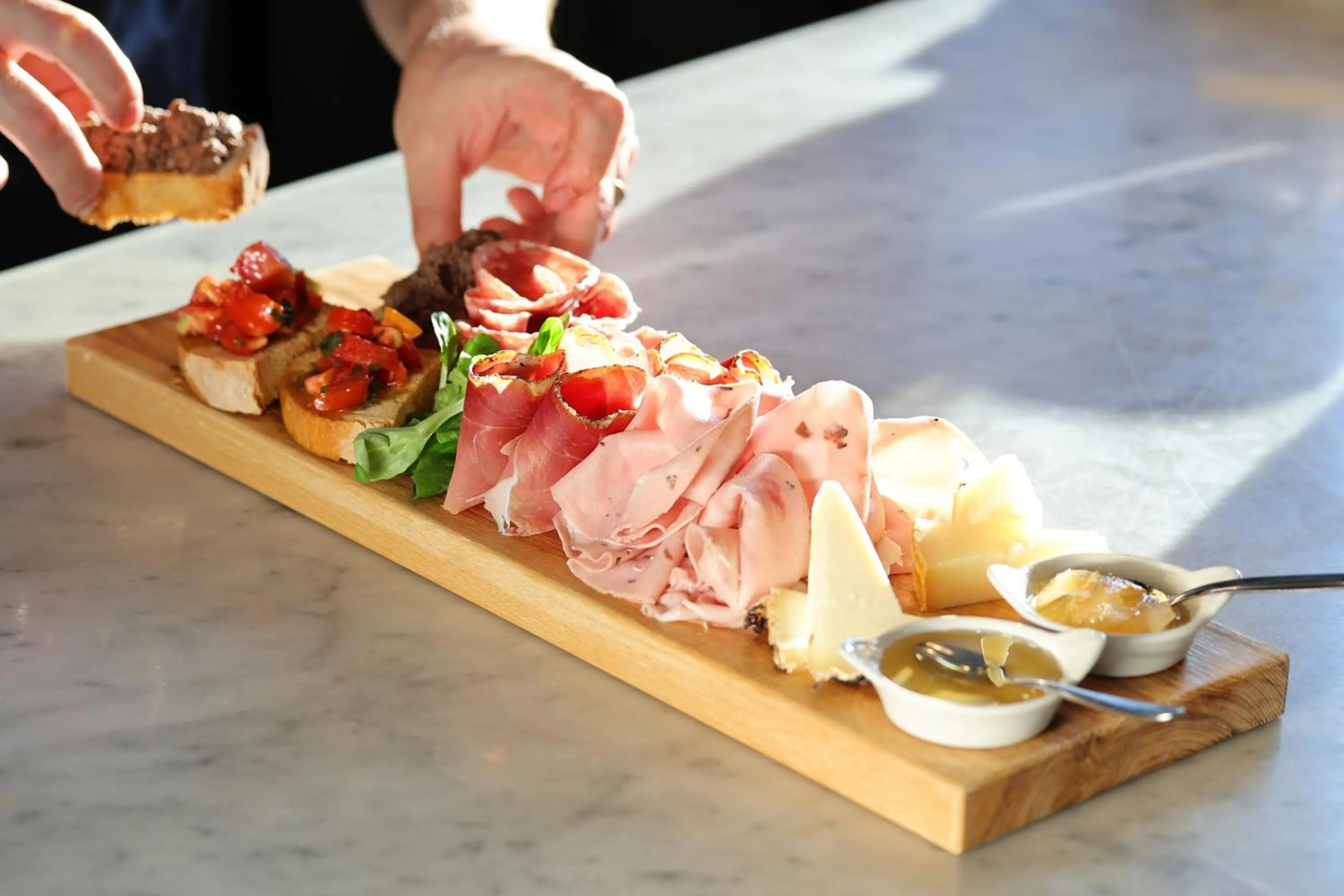 Food in Ca' Bianca Tuscany Relais