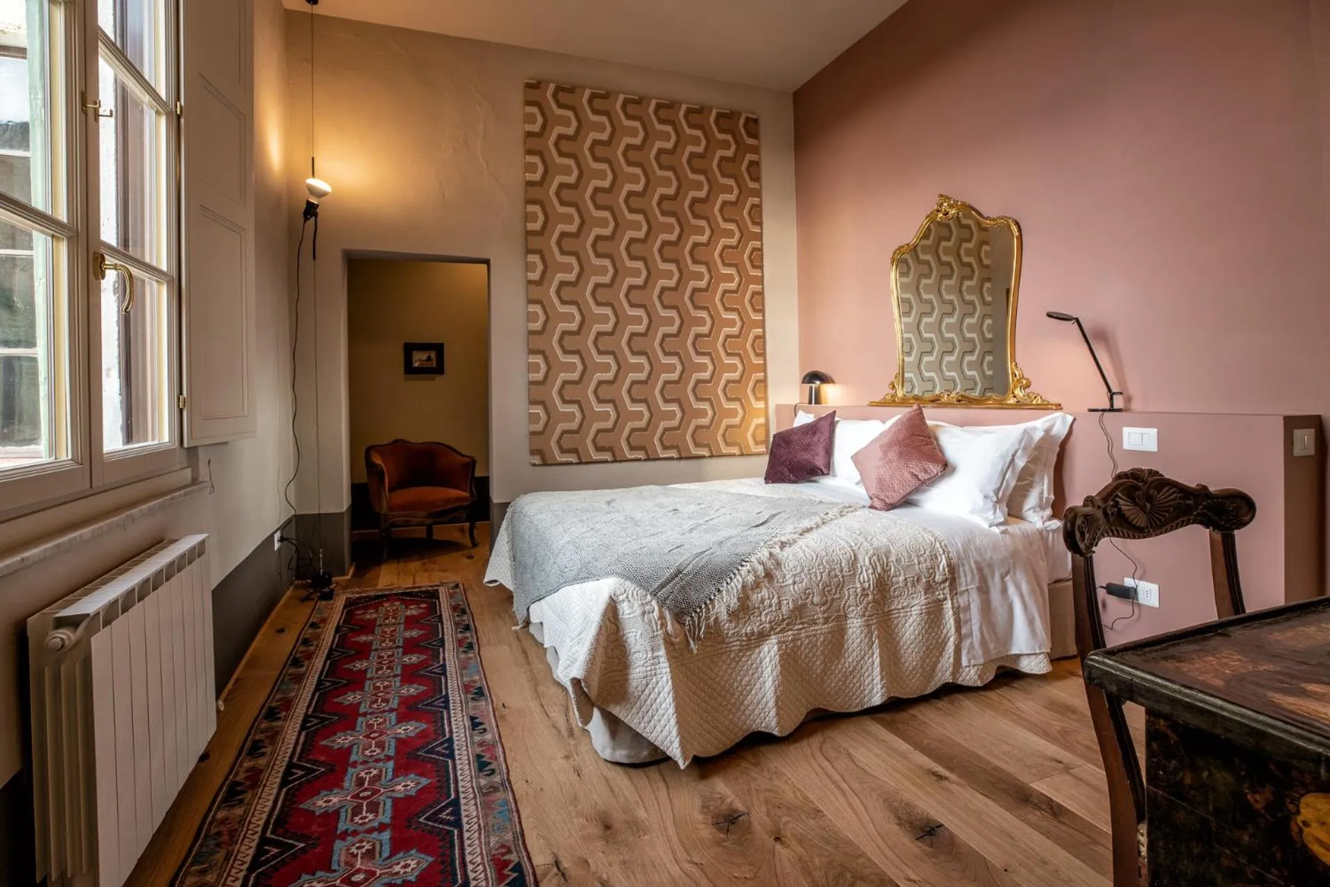 Bed in Ca' Bianca Tuscany Relais