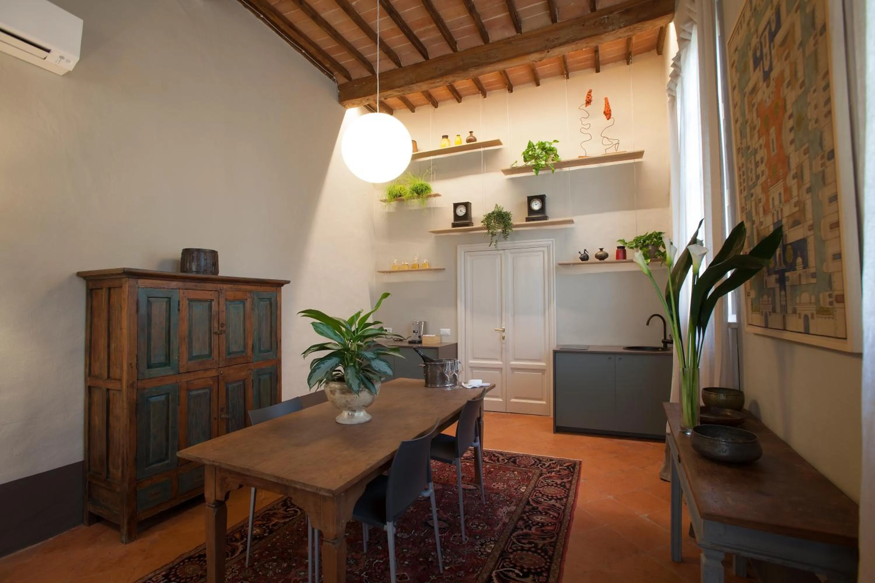 Kitchen or kitchenette in Ca' Bianca Tuscany Relais