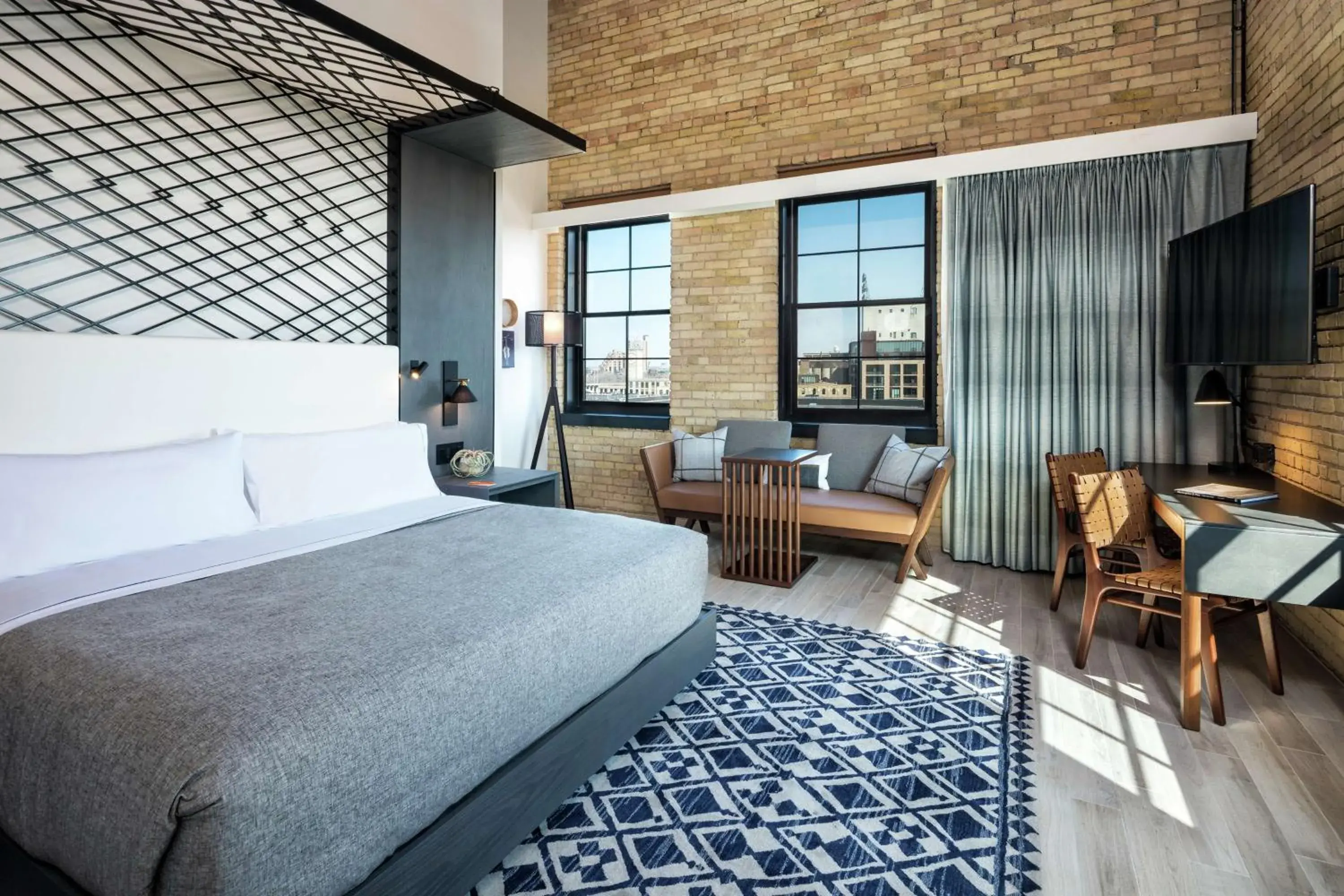 King Room with Roll-In Shower - Mobility Accessible in Canopy by Hilton Minneapolis Mill District King Room with Roll-In Shower - Mobility Accessible in Canopy by Hilton Minneapolis Mill District