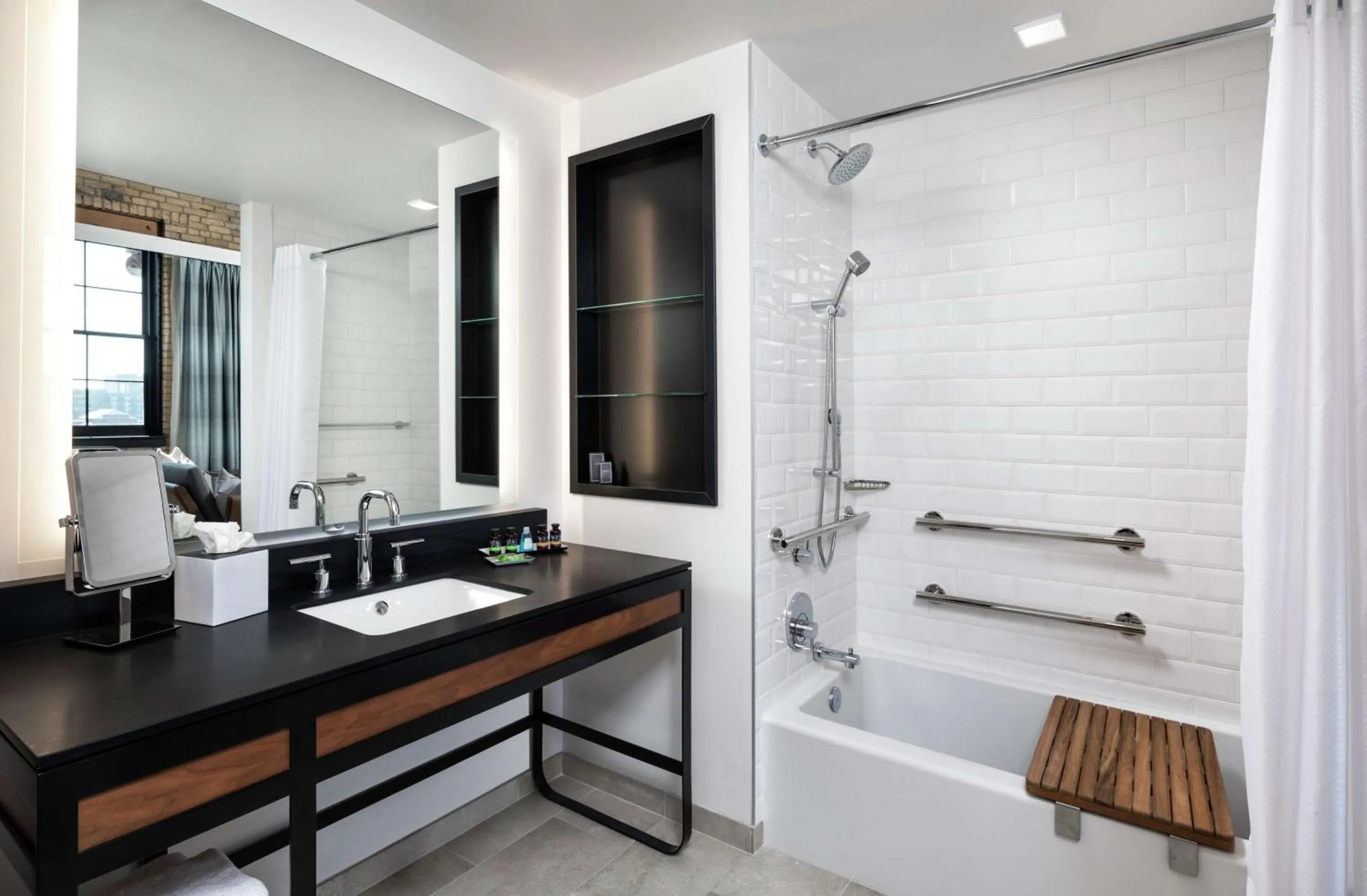 Bathroom in Canopy by Hilton Minneapolis Mill District