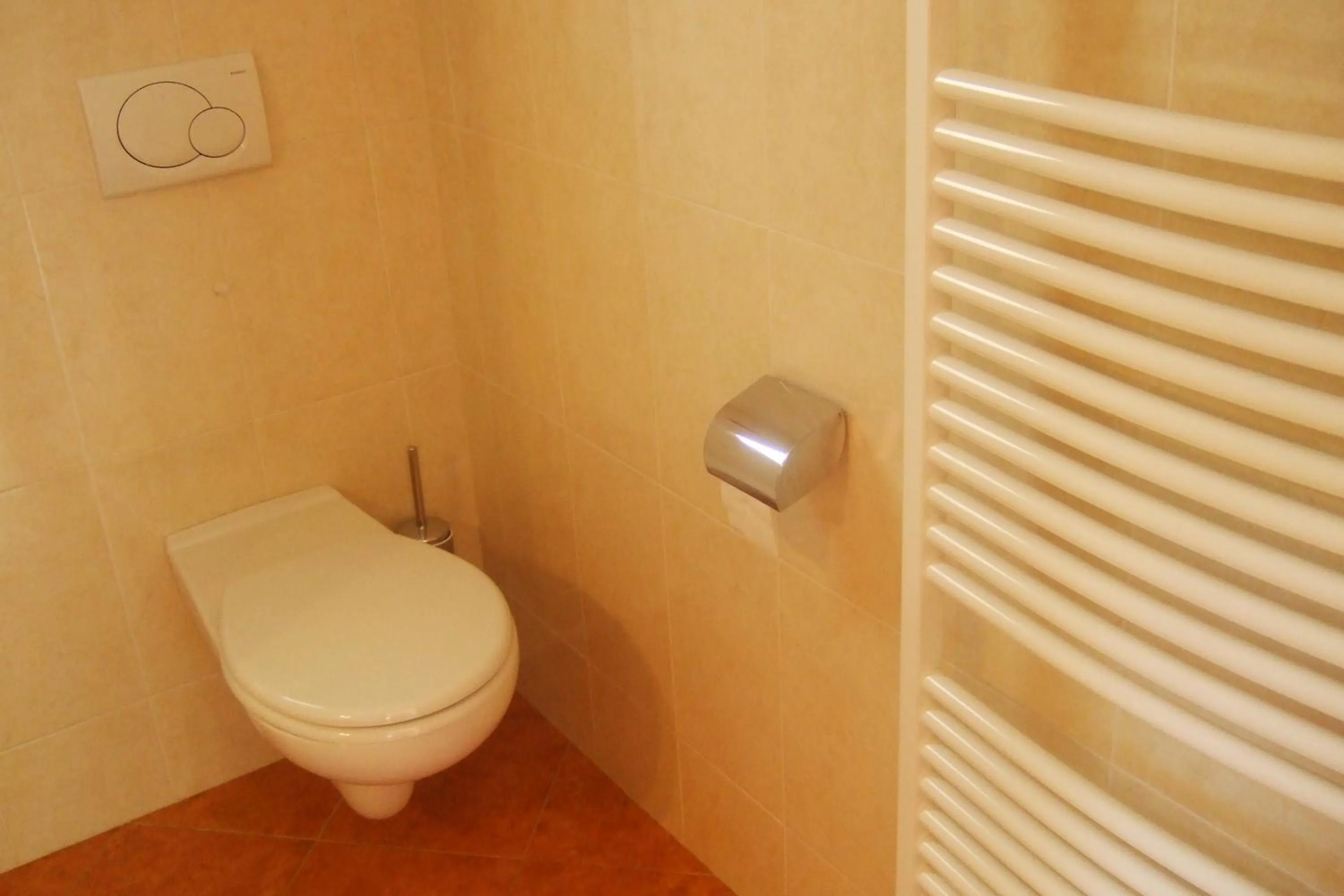 Toilet in Gasthaus Jaufenblick