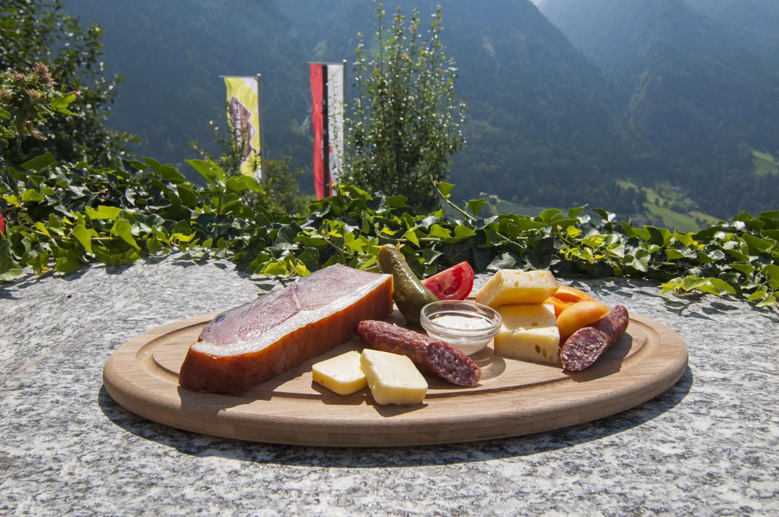 Food and drinks in Gasthaus Jaufenblick