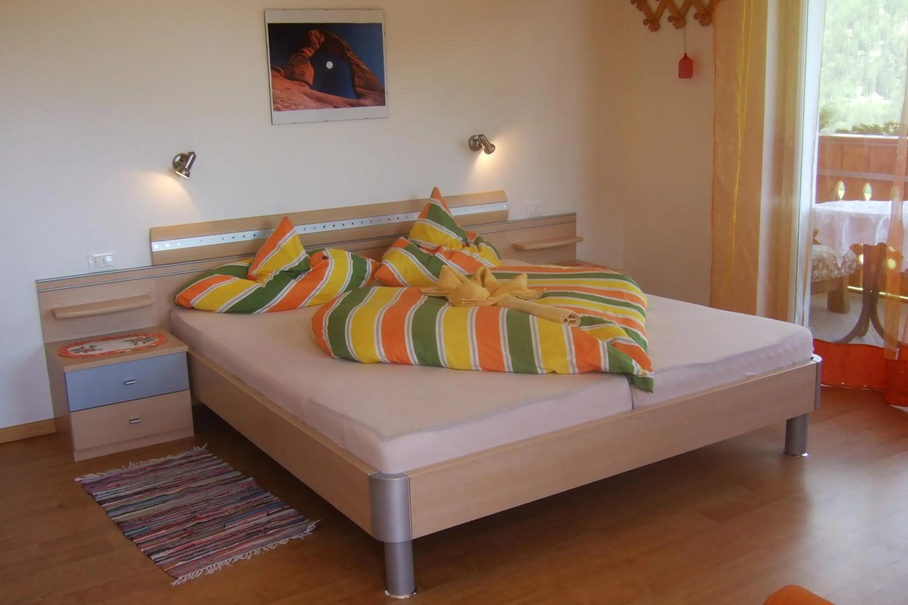 Bedroom, Bed in Gasthaus Jaufenblick