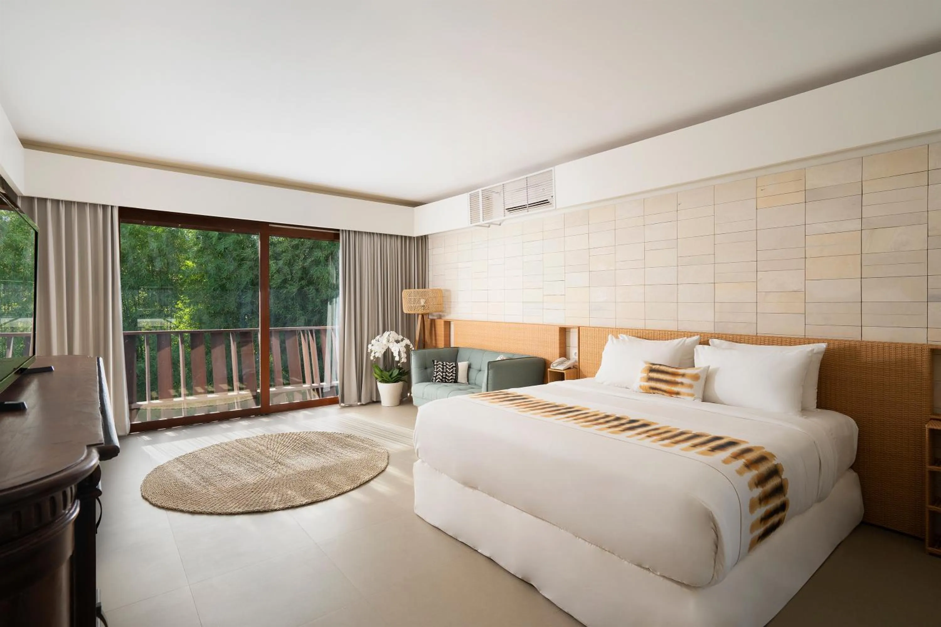 Bed in The Kemilau Hotel & Villa Canggu Bali