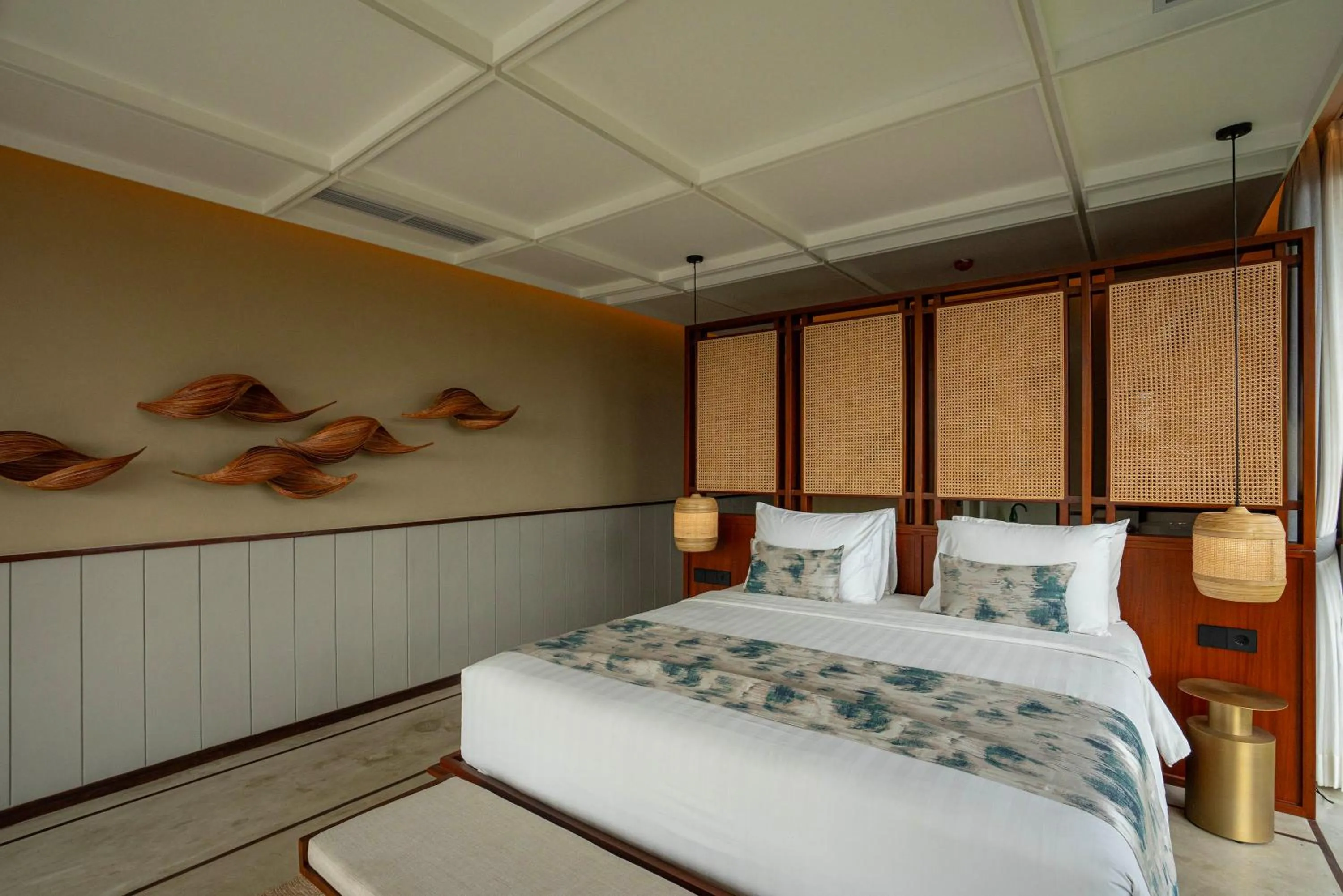 Bed in The Kemilau Hotel & Villa Canggu Bali