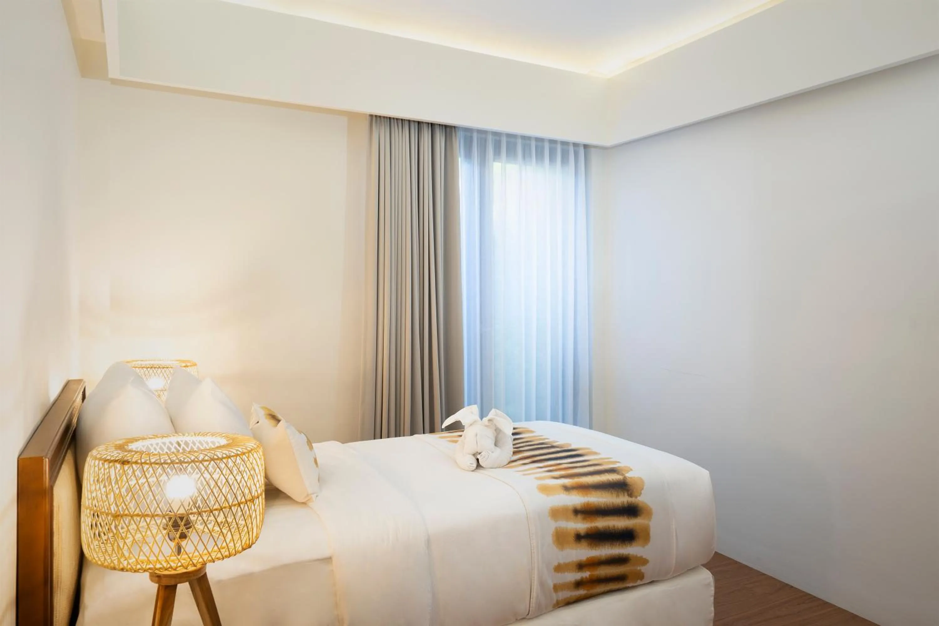 Bed in The Kemilau Hotel & Villa Canggu Bali