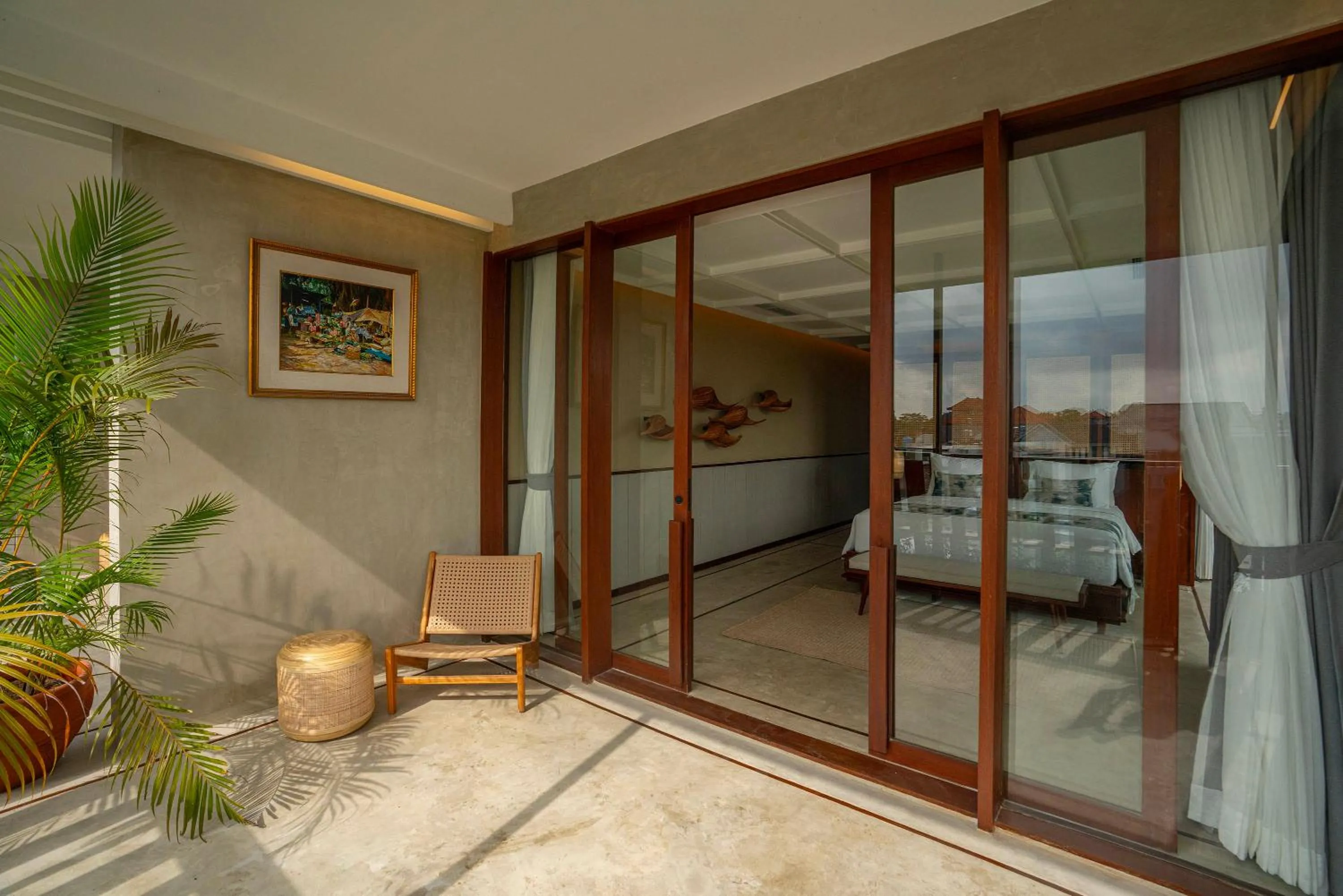 Balcony/Terrace in The Kemilau Hotel & Villa Canggu Bali