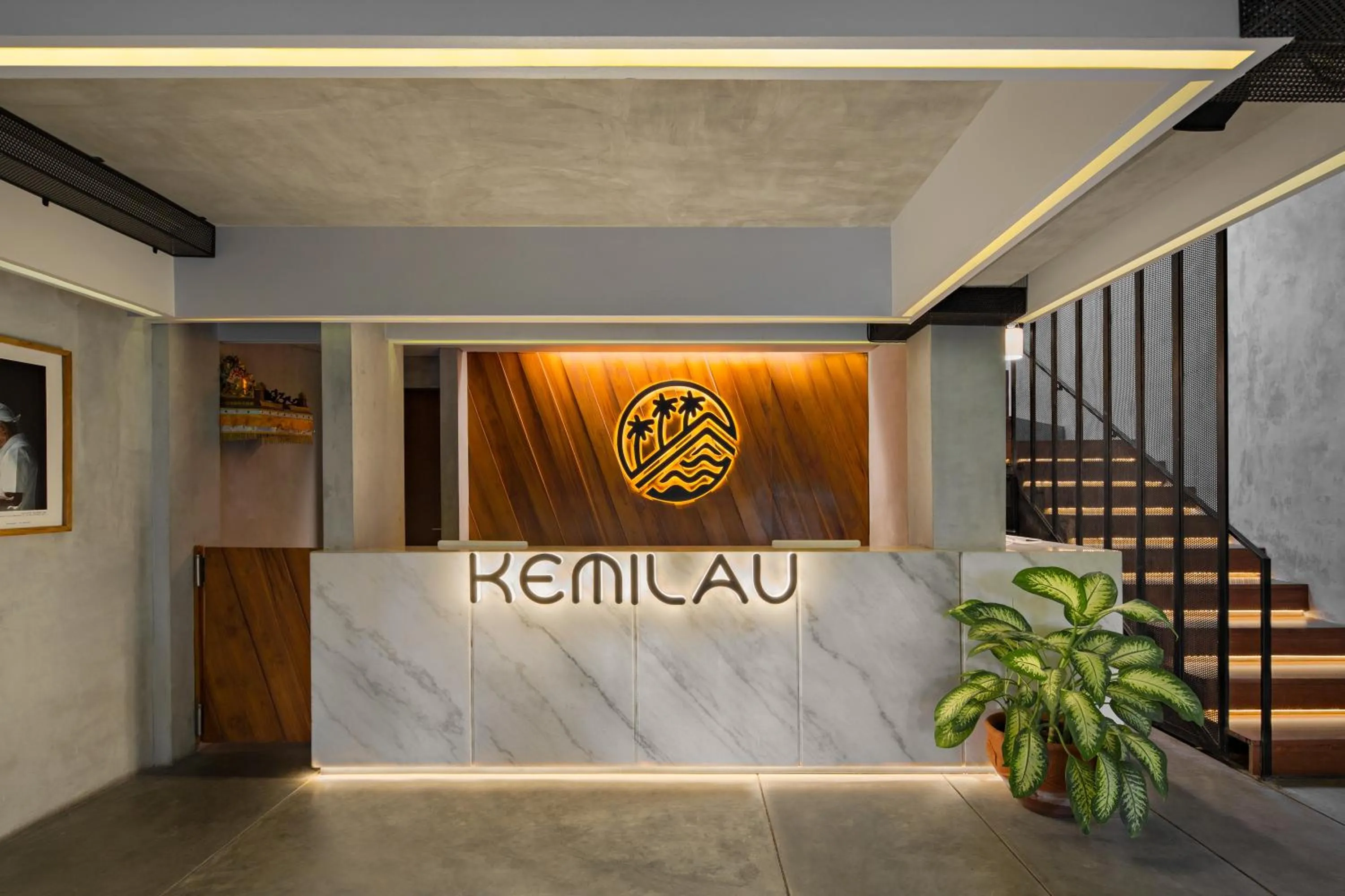 Lobby or reception in The Kemilau Hotel & Villa Canggu Bali