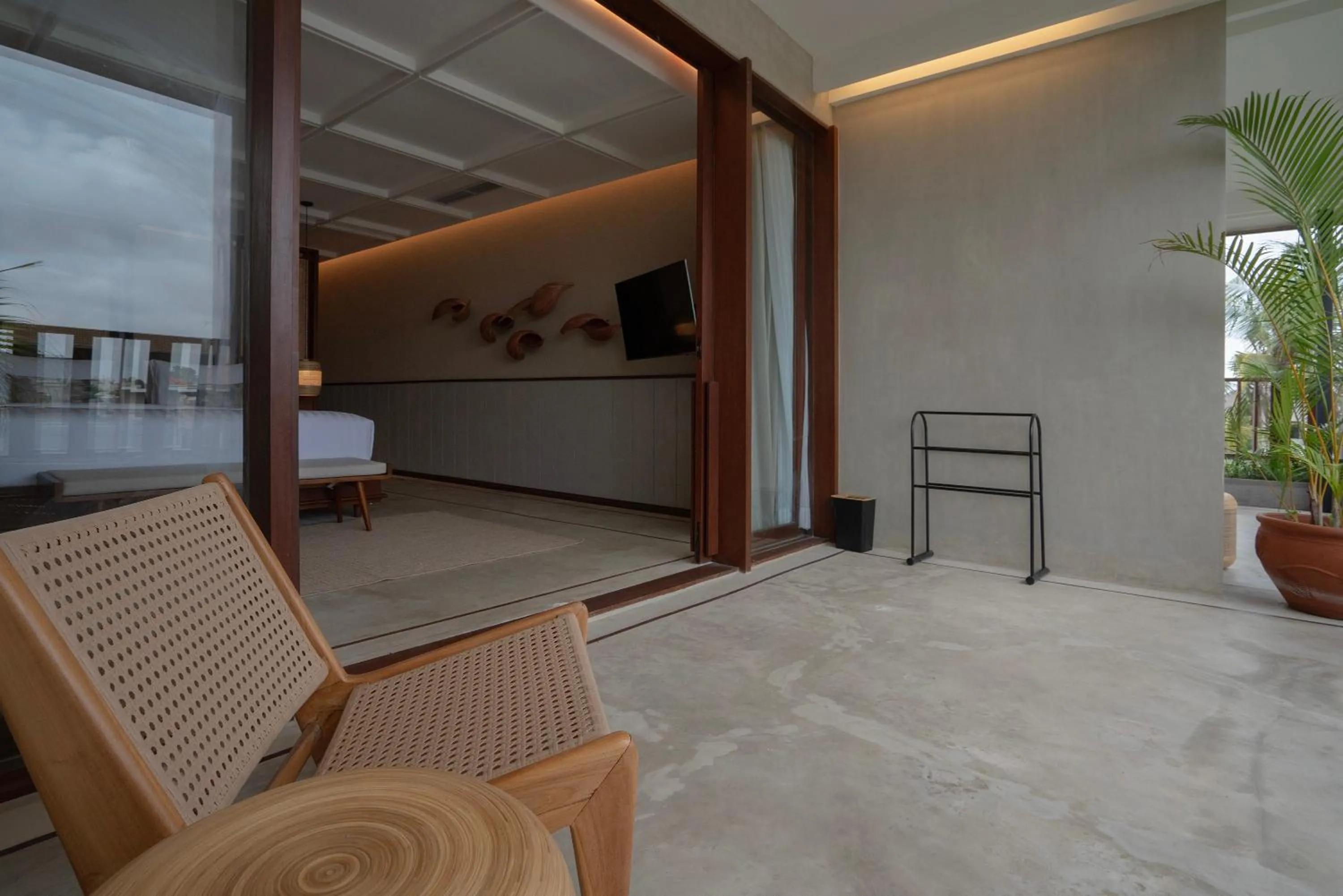 Balcony/Terrace in The Kemilau Hotel & Villa Canggu Bali