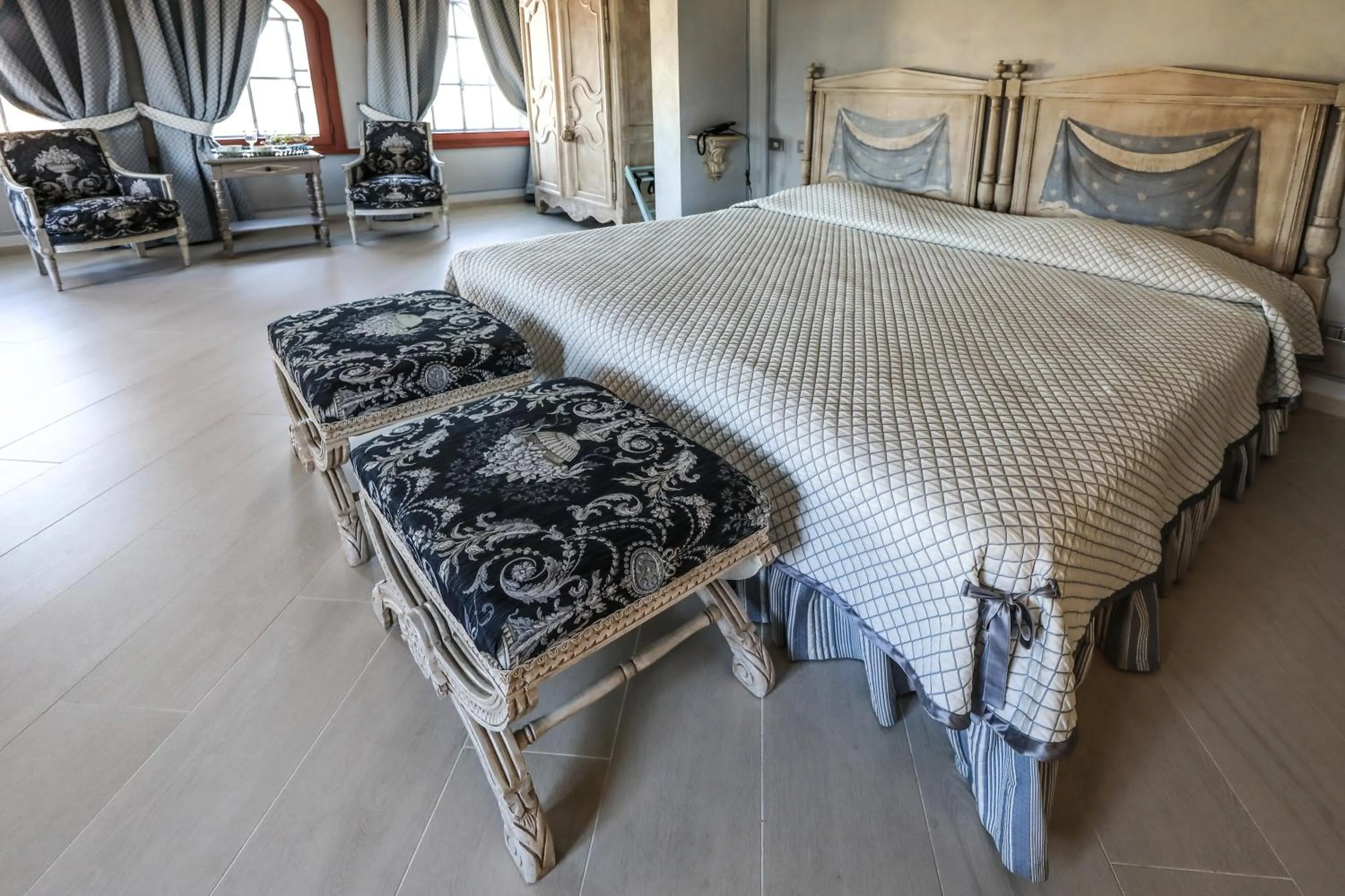 Bed in Relais Villa Prato