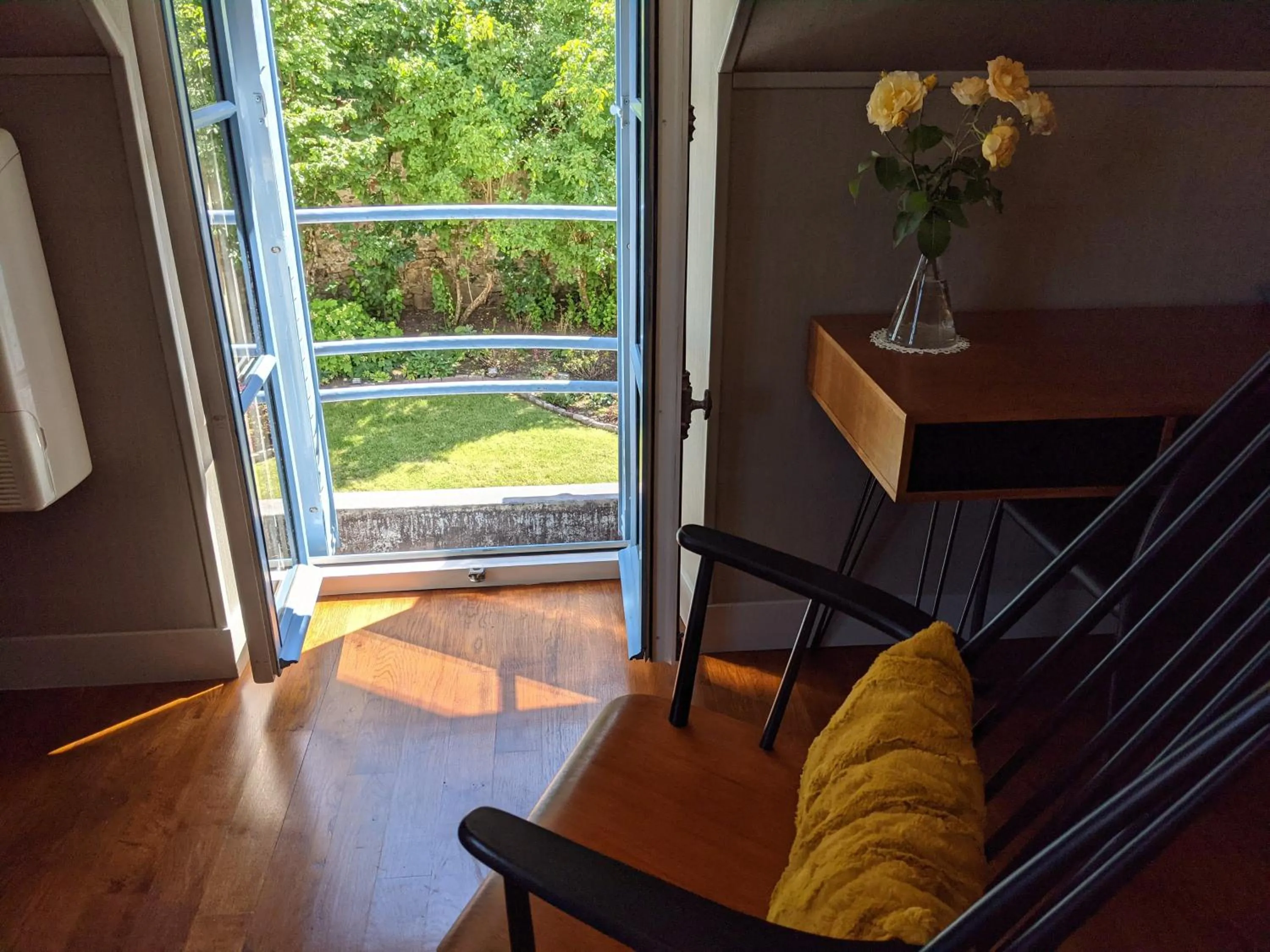 Garden view in La Closerie