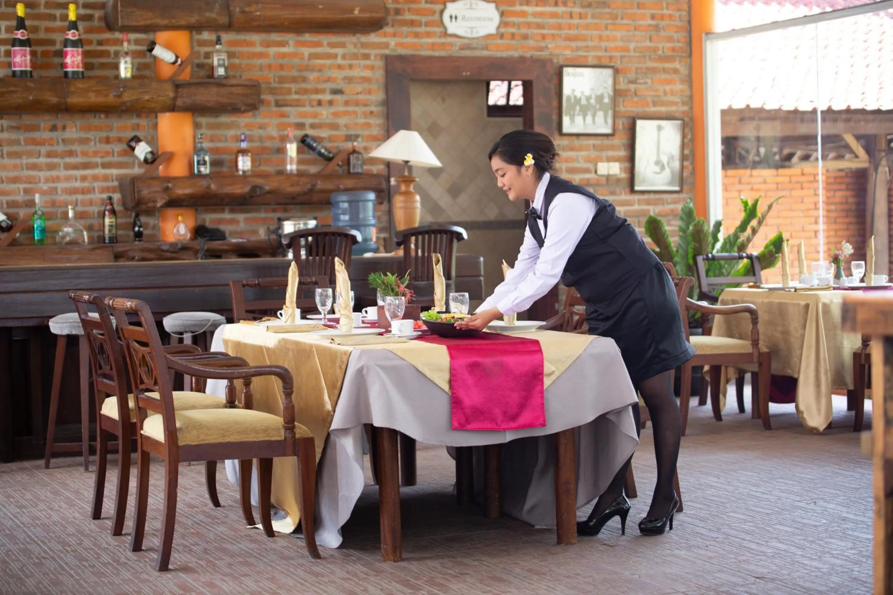 Staff in Royal Hotel and Villas Trawas