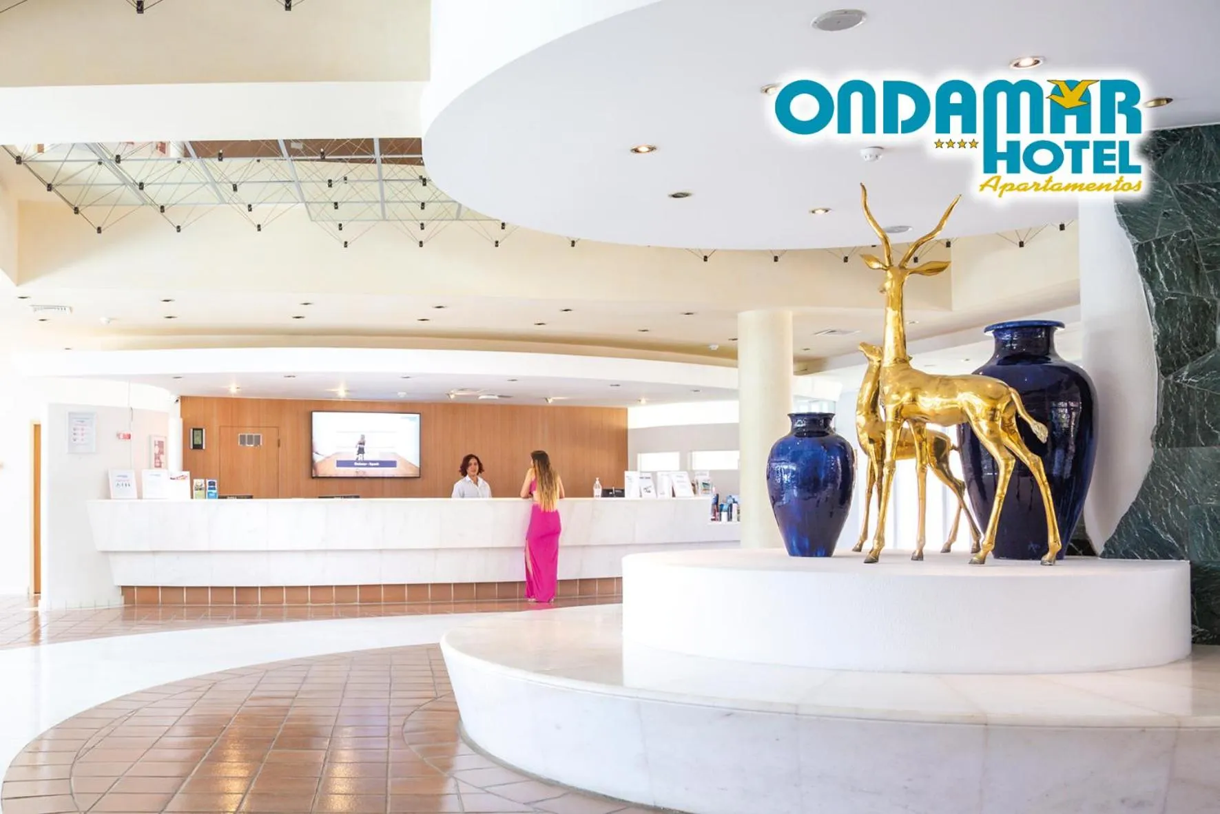 Lobby or reception in Ondamar Hotel Apartamentos