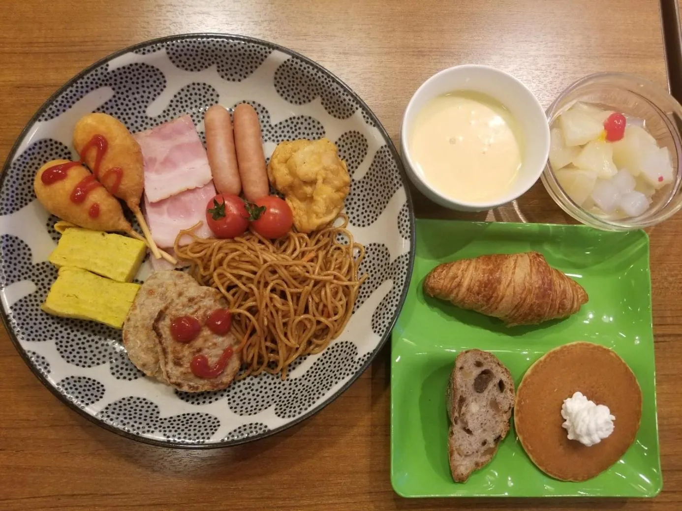 Food in Vessel Inn Yachiyo Katsudai Station