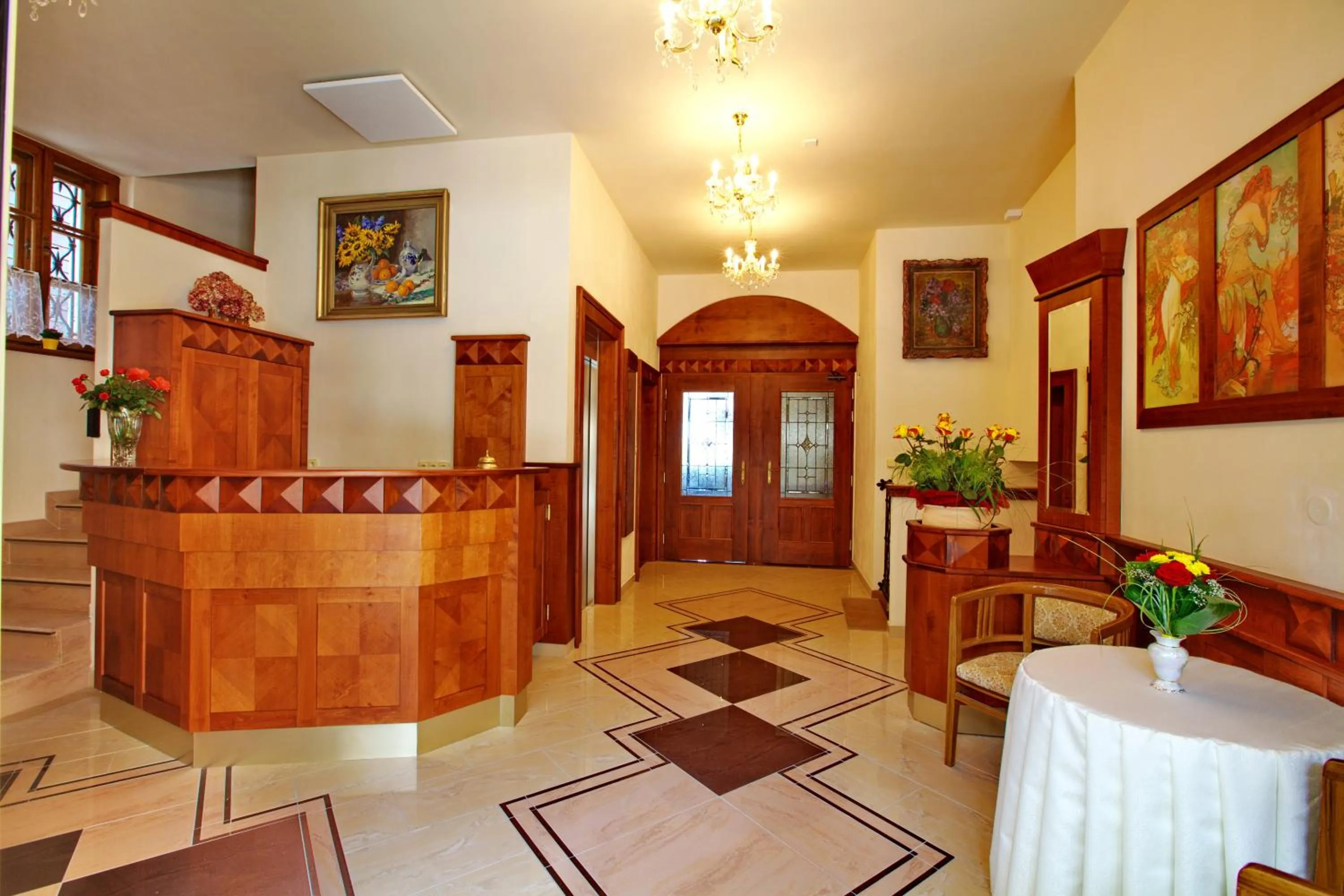 Lobby or reception in Hotel Fortna