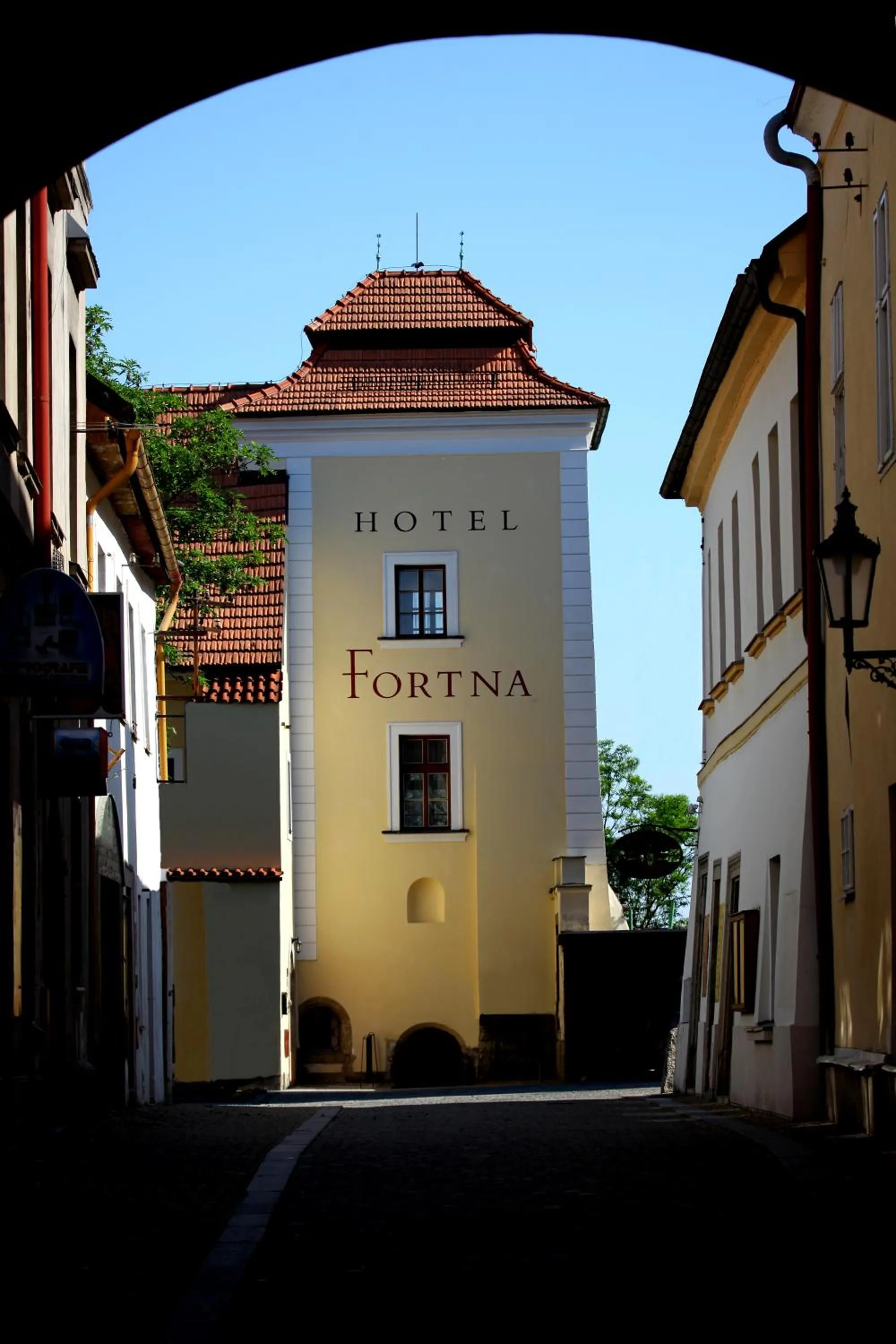 Facade/entrance in Hotel Fortna