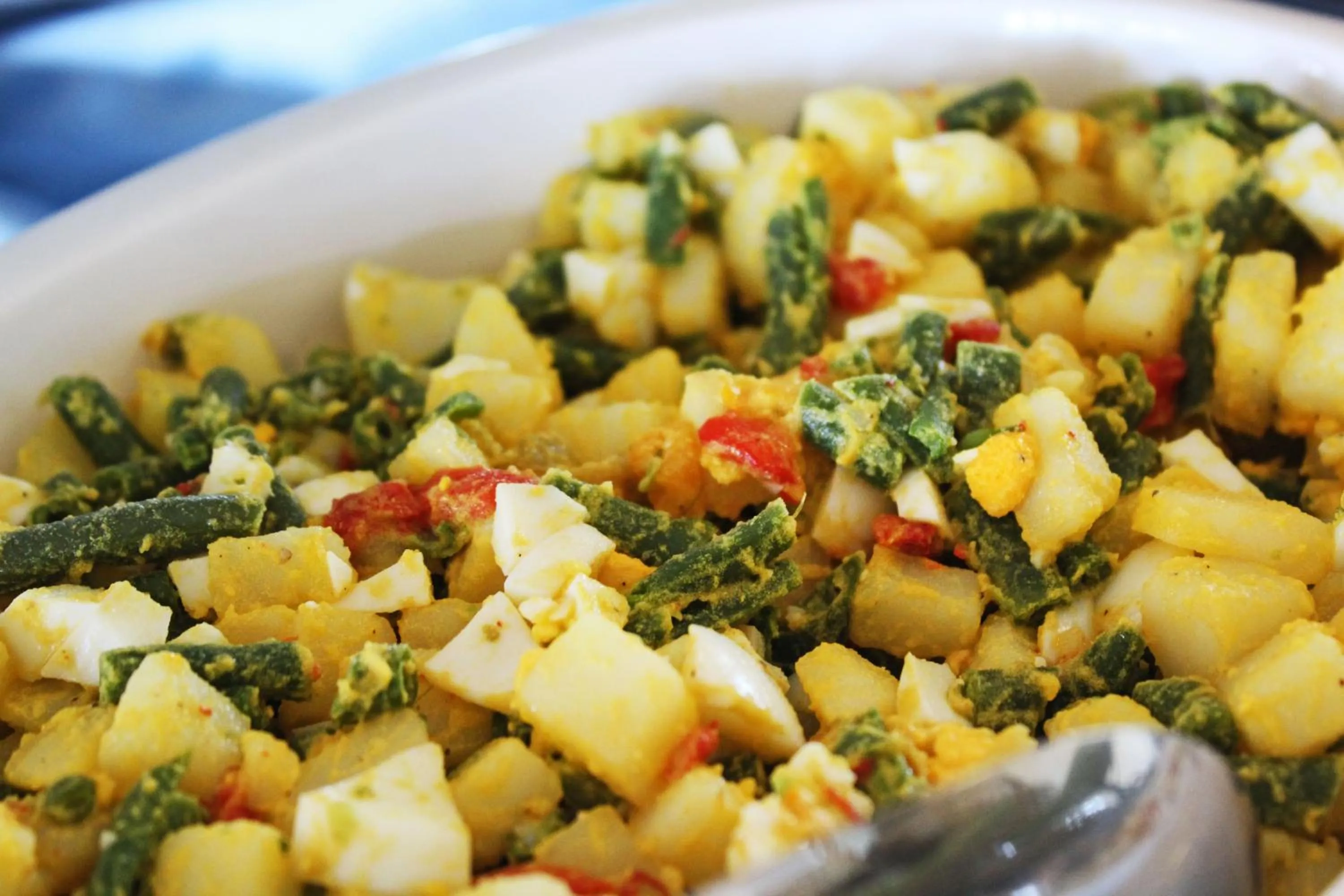 Food close-up in Hotel Touring